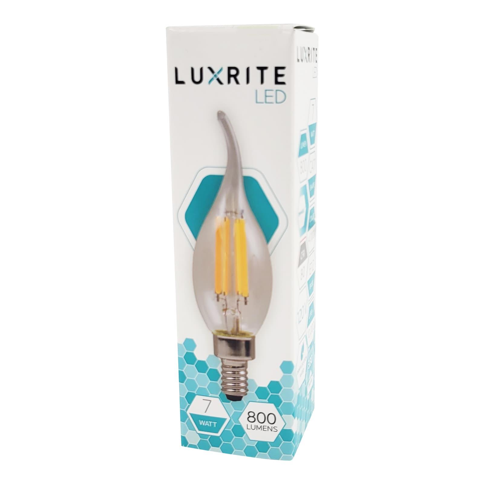 7 Watt (100 Watt Equivalent), CA11 LED, Dimmable, Natural White (3500K), E12/Candelabra Base