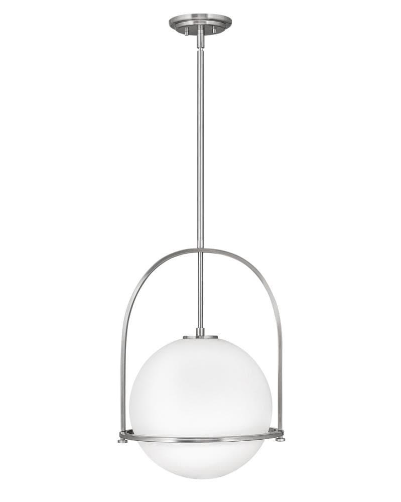 Arie Single Light Glass Dimmable Pendant