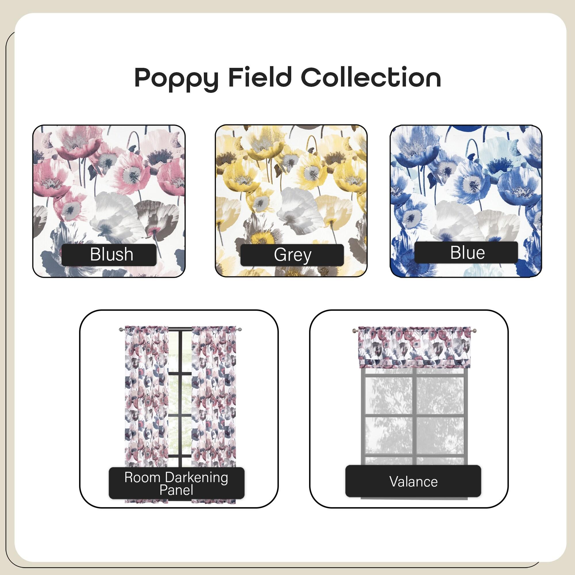 Achim Importing Co Floral Tailored 50'' W Window Valance