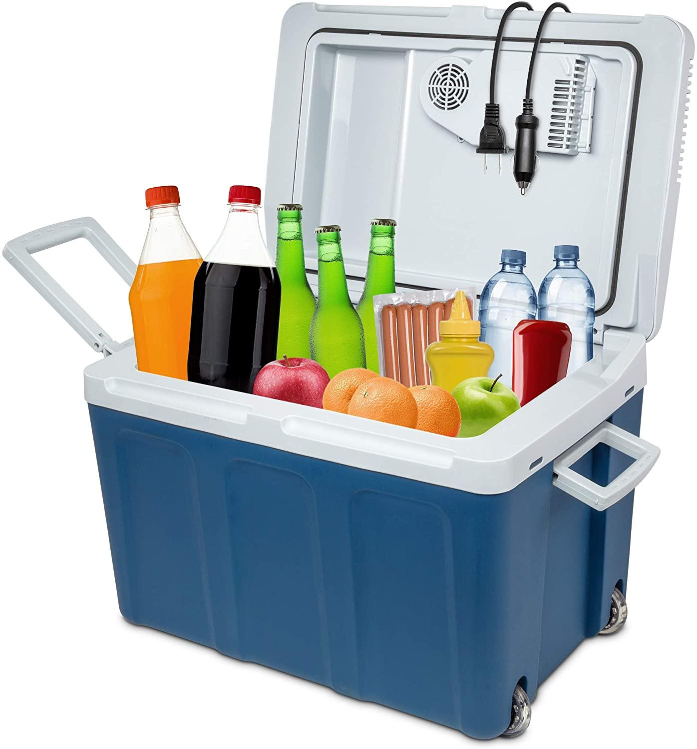 Ivation Serving Station / Cart Cooler in Gray