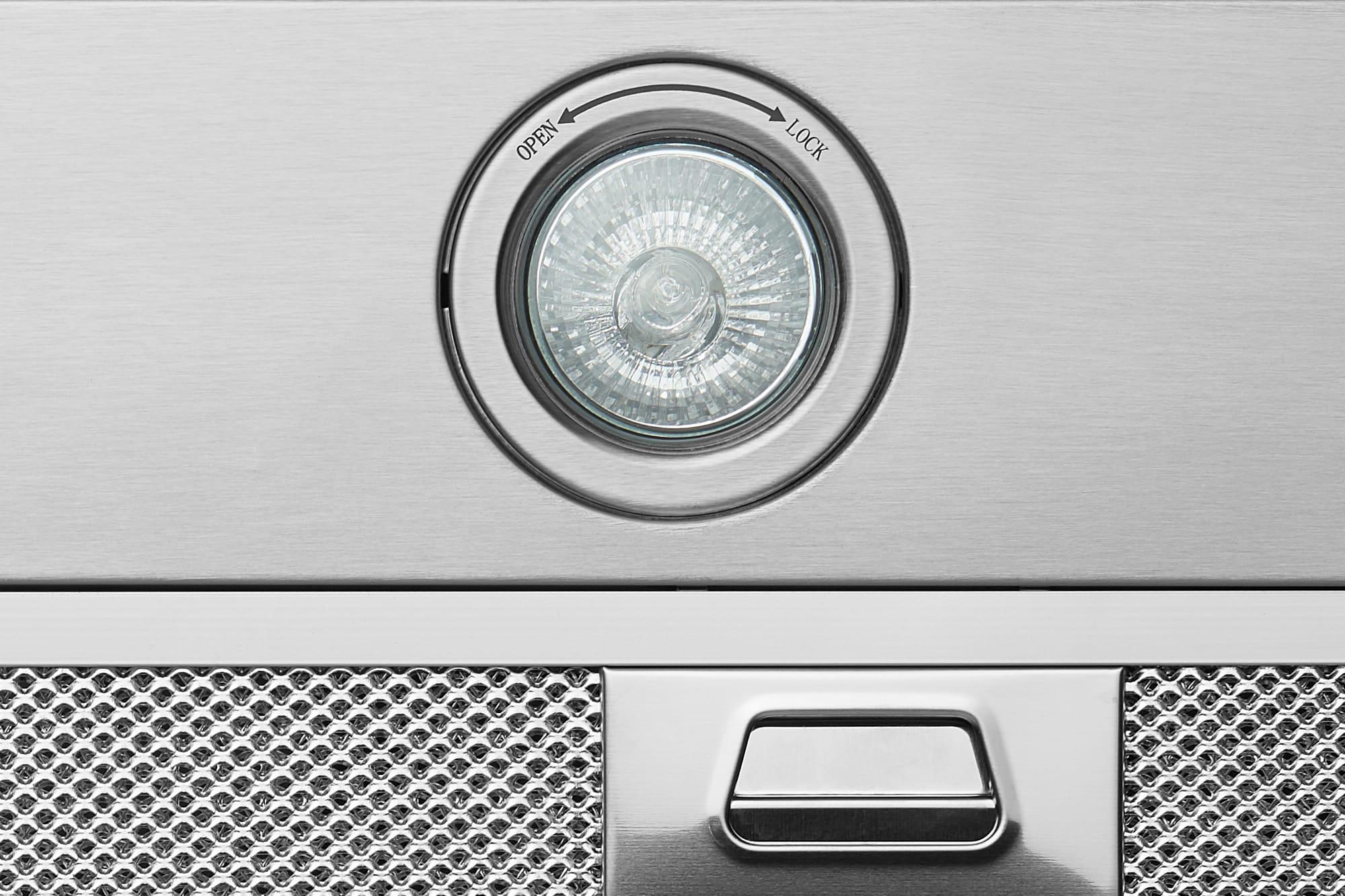 Hauslane Hauslane Wall Mount Range Hood 30 Inch | Wall Chimney | 6” Duct/Ductless Convertible, Strong Suction, Six-layer Aluminum Filters, Changeable LED Lamps, Stove Kitchen Vent Hood WM-530SS-30B