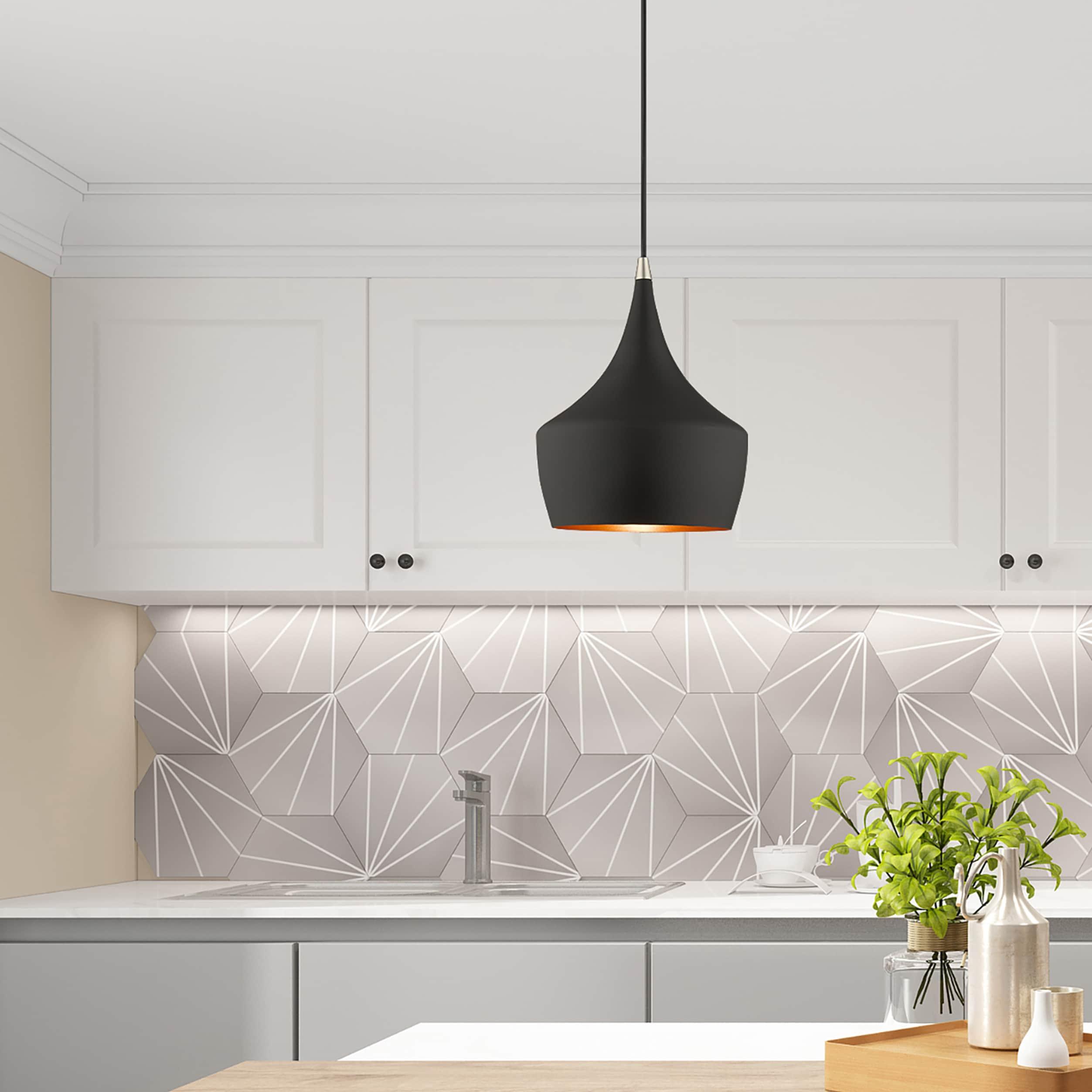 Schultz Single Light Metal Dimmable Pendant