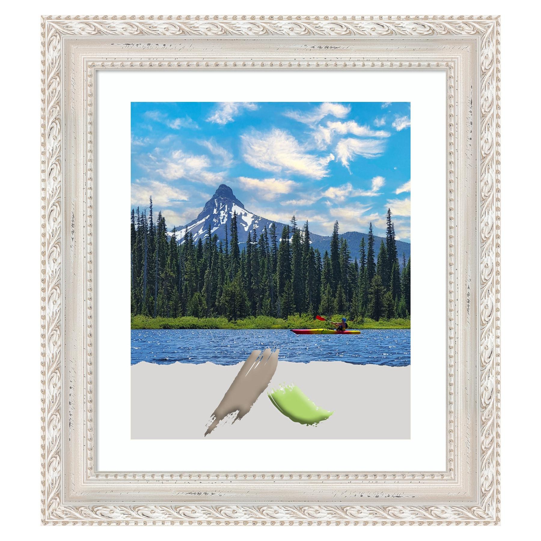 Amanti Art 20"x24" Matted to 16"x20" Opening Size Opera Wood Picture Frame Art Off-White