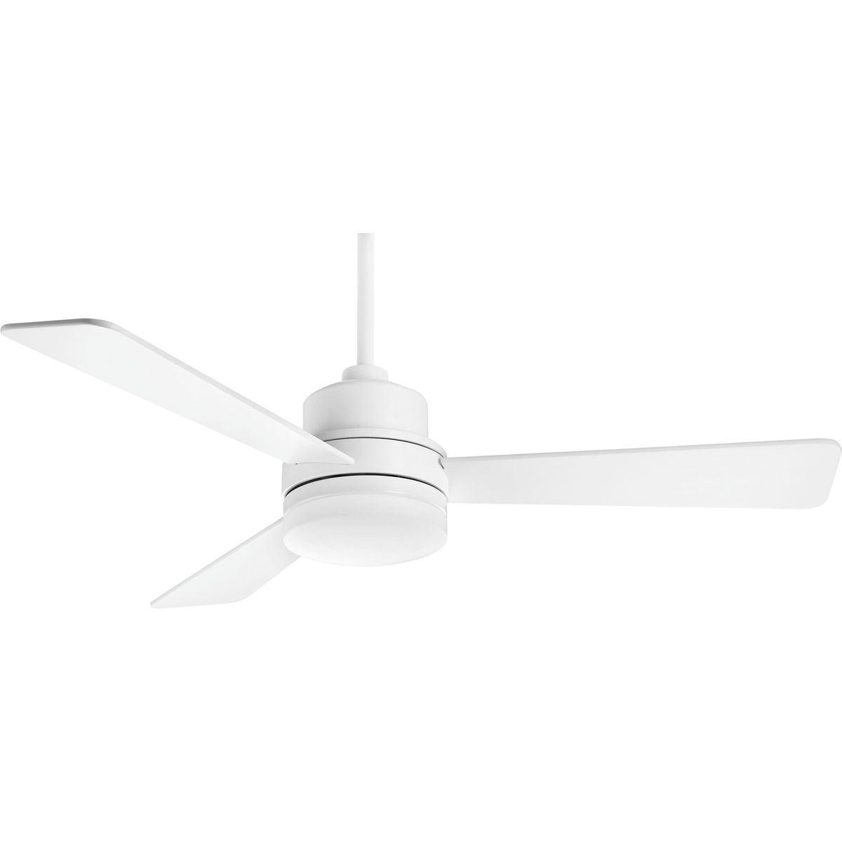 P2556-3030K-Progress Lighting-Trevina II - Wide - Ceiling Fan - 1 Light - Wall Control in Modern style - 52 Inches wide by 15.75 Inches high-White