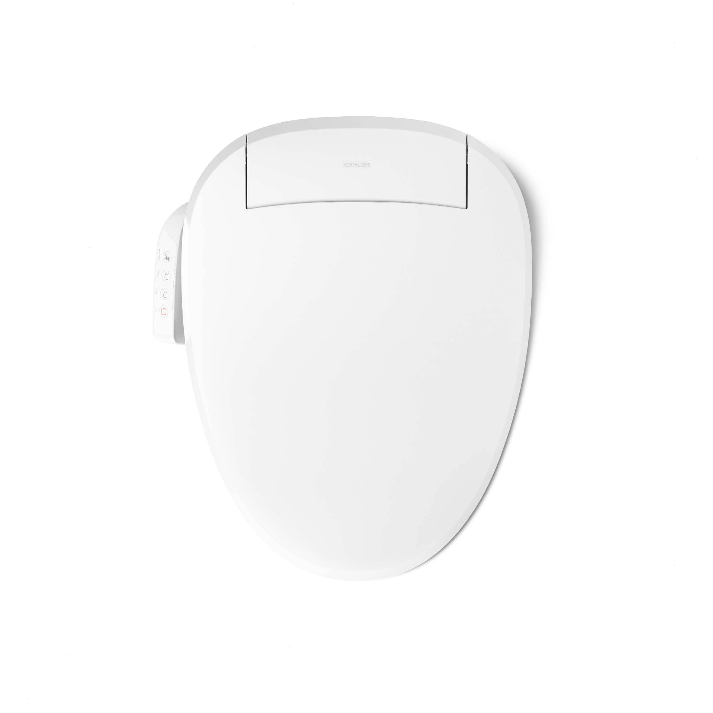 PureWash E545 Elongated Heated Bidet Toilet Seat, Electric Bidets for Existing Toilets