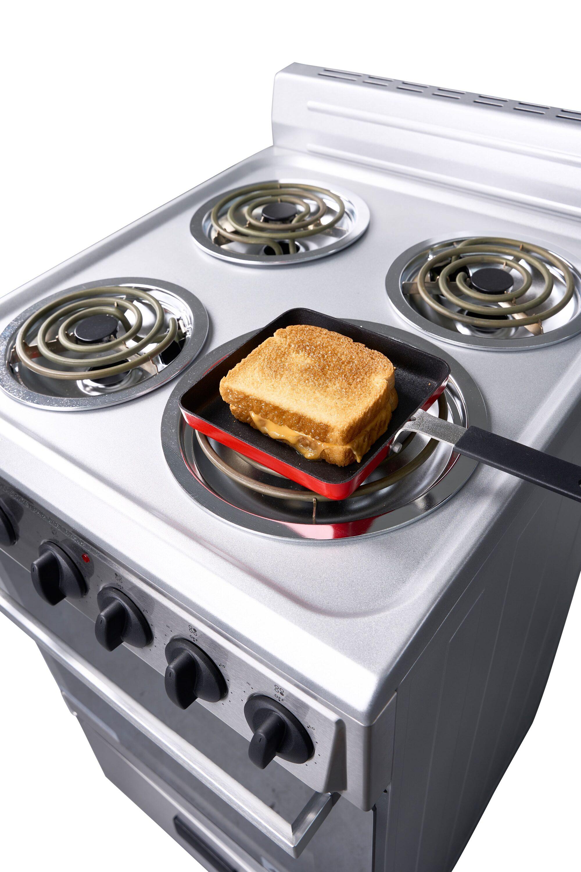 Premium Levella 24" Freestanding Electric Range with 4 Burners and 2.6 Cu. Ft. Oven Capacity