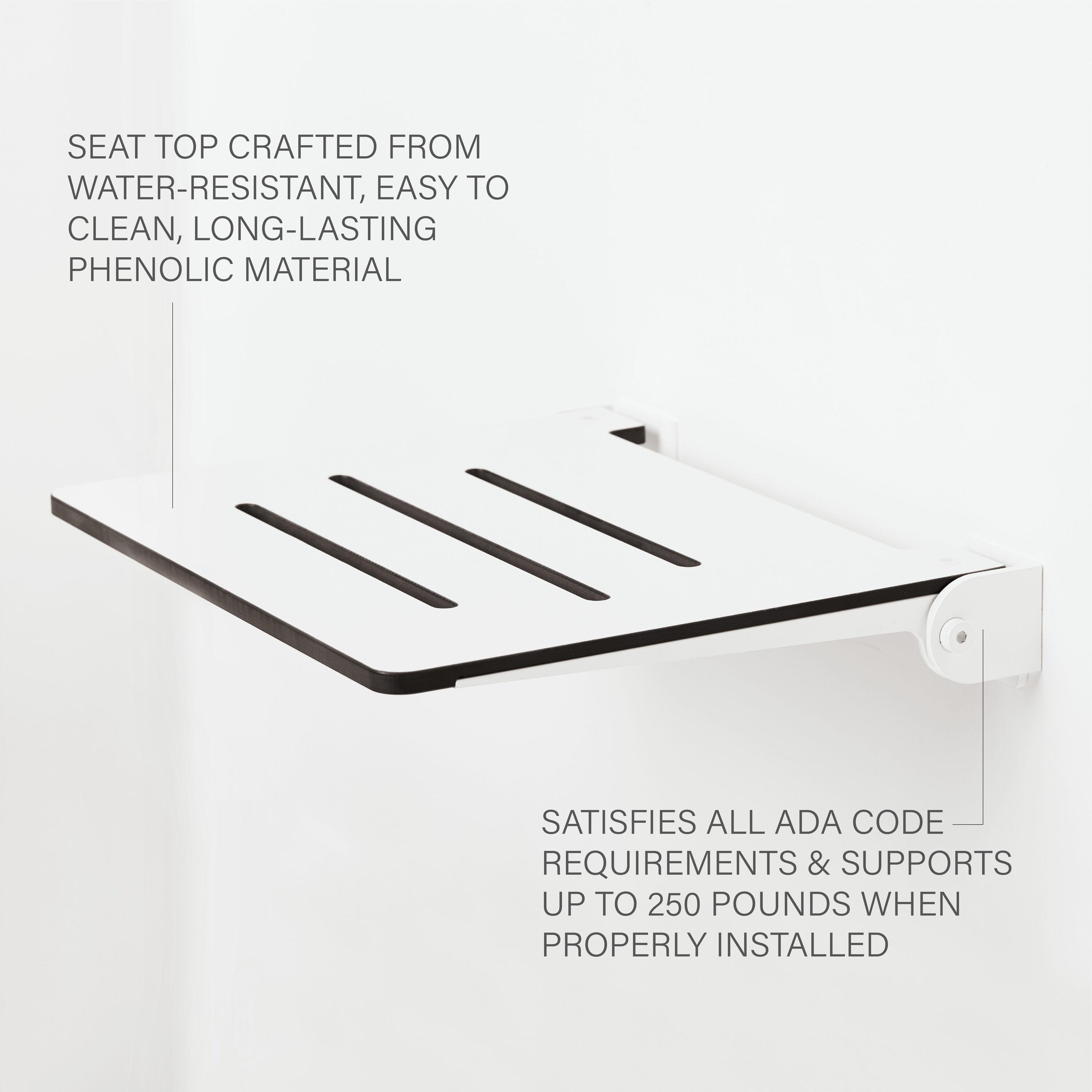 SlimLine Folding Shower Bench Seat