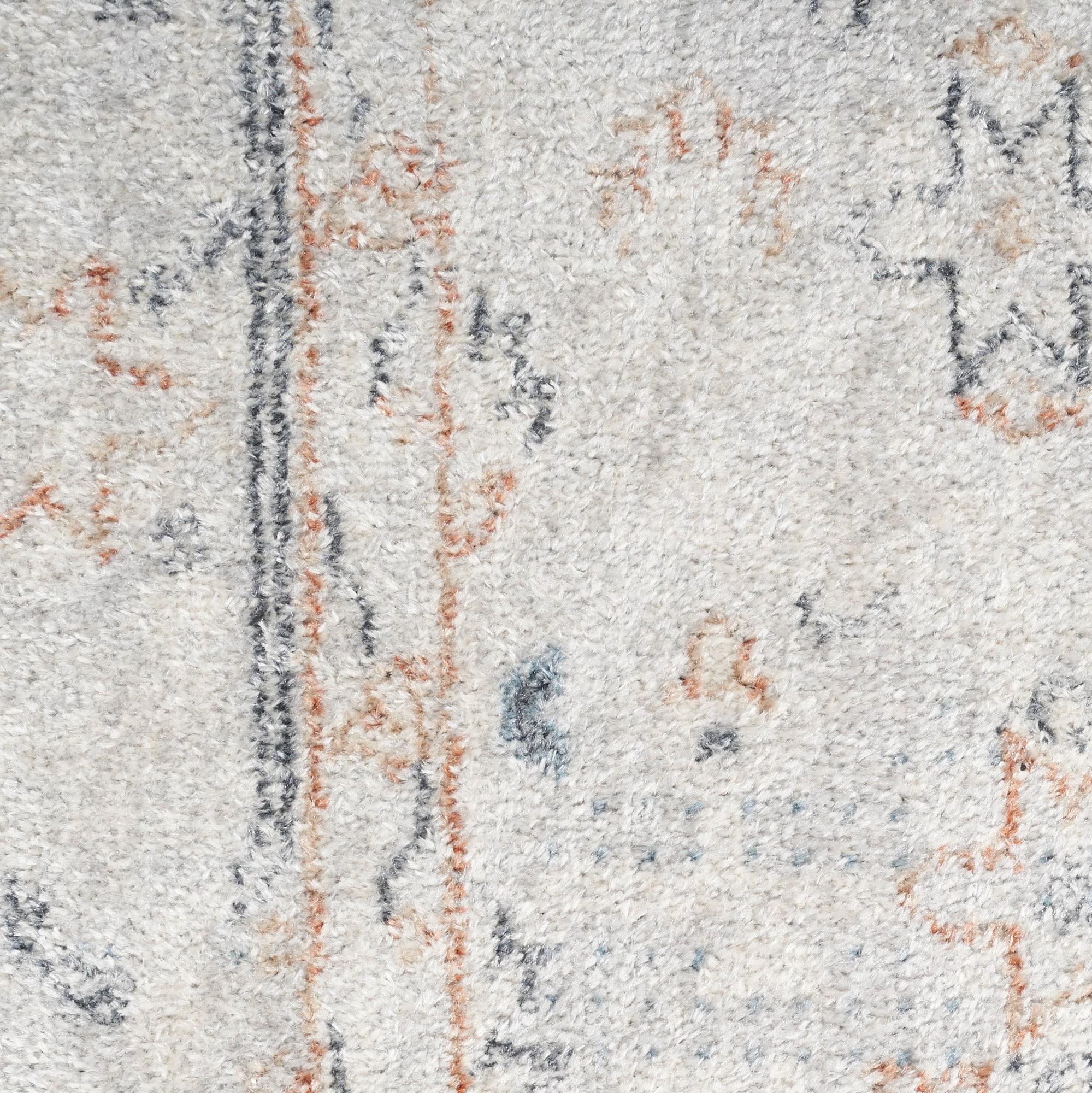 Nourison 2' x 6' Runner Astra Vintage Persian Indoor Flatweave Area Rug Light Blue