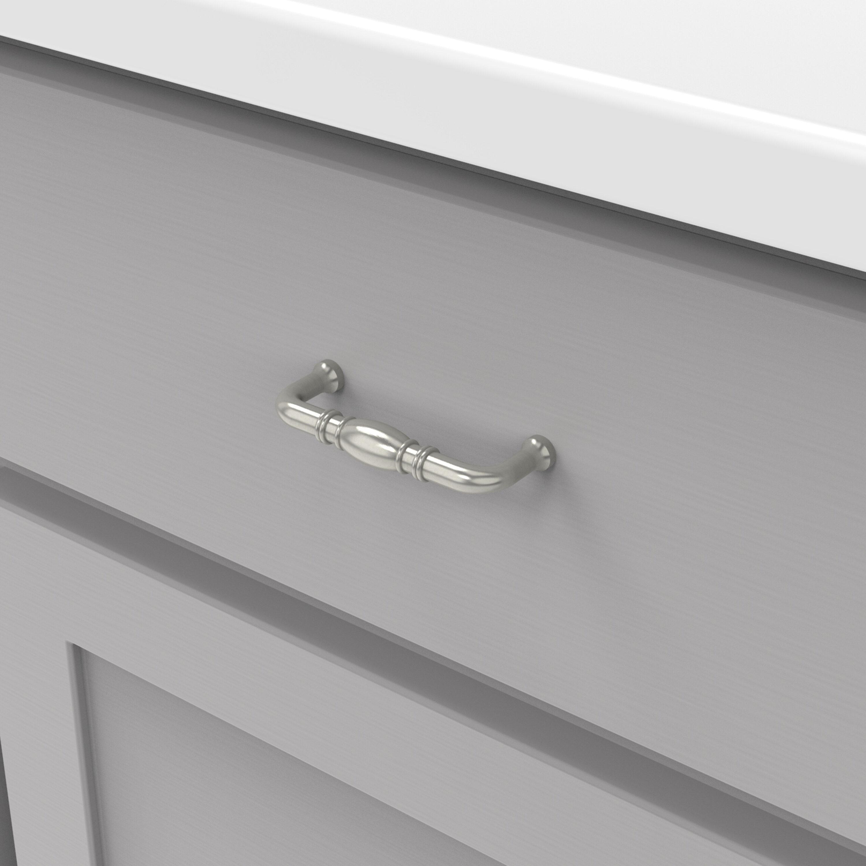 Williamsburg Kitchen Cabinet Handles, Solid Core Drawer Pulls for Doors, 3"