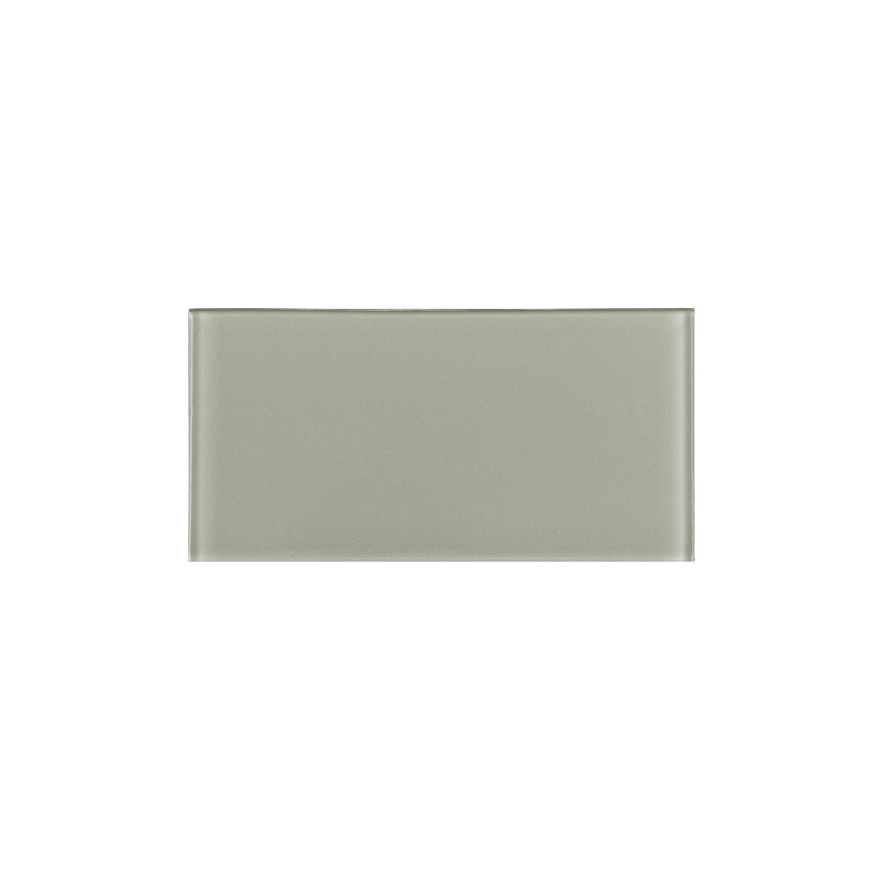 3'' W x 6'' L Glass Peel and Stick Subway Tile