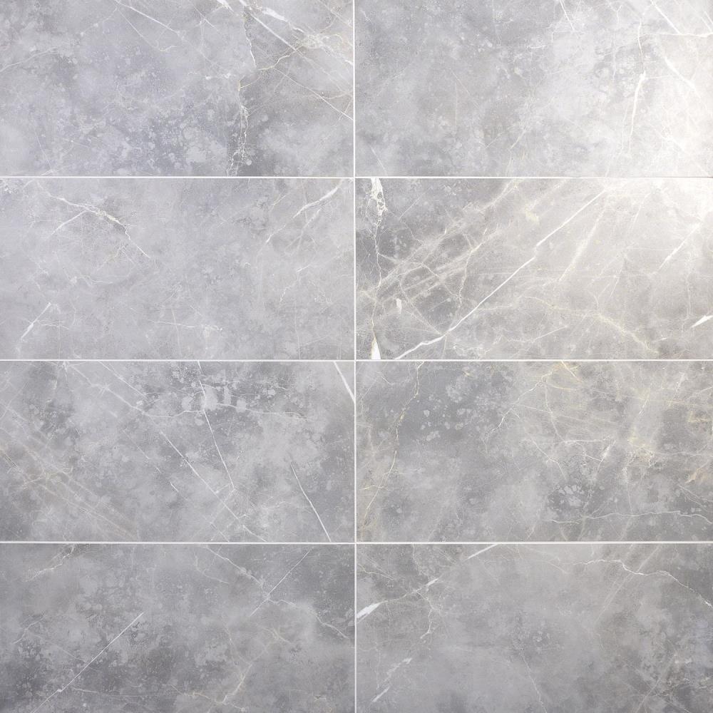 Marmo 12" x 24" Porcelain Marble Look Wall & Tile