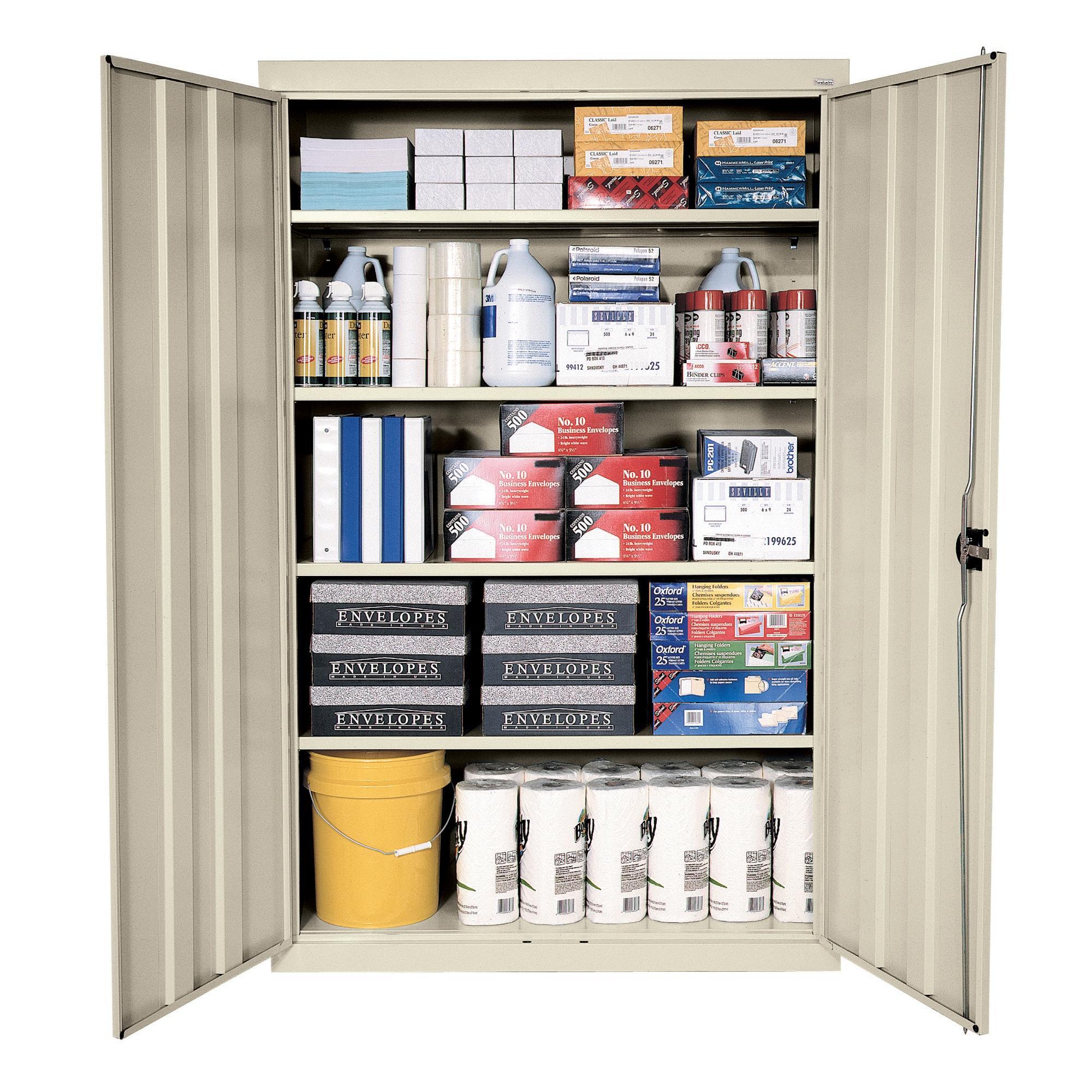 Sandusky Lee Elite 24" D x 46" W x 72" H, Steel Garage Storage Cabinet by Sandusky