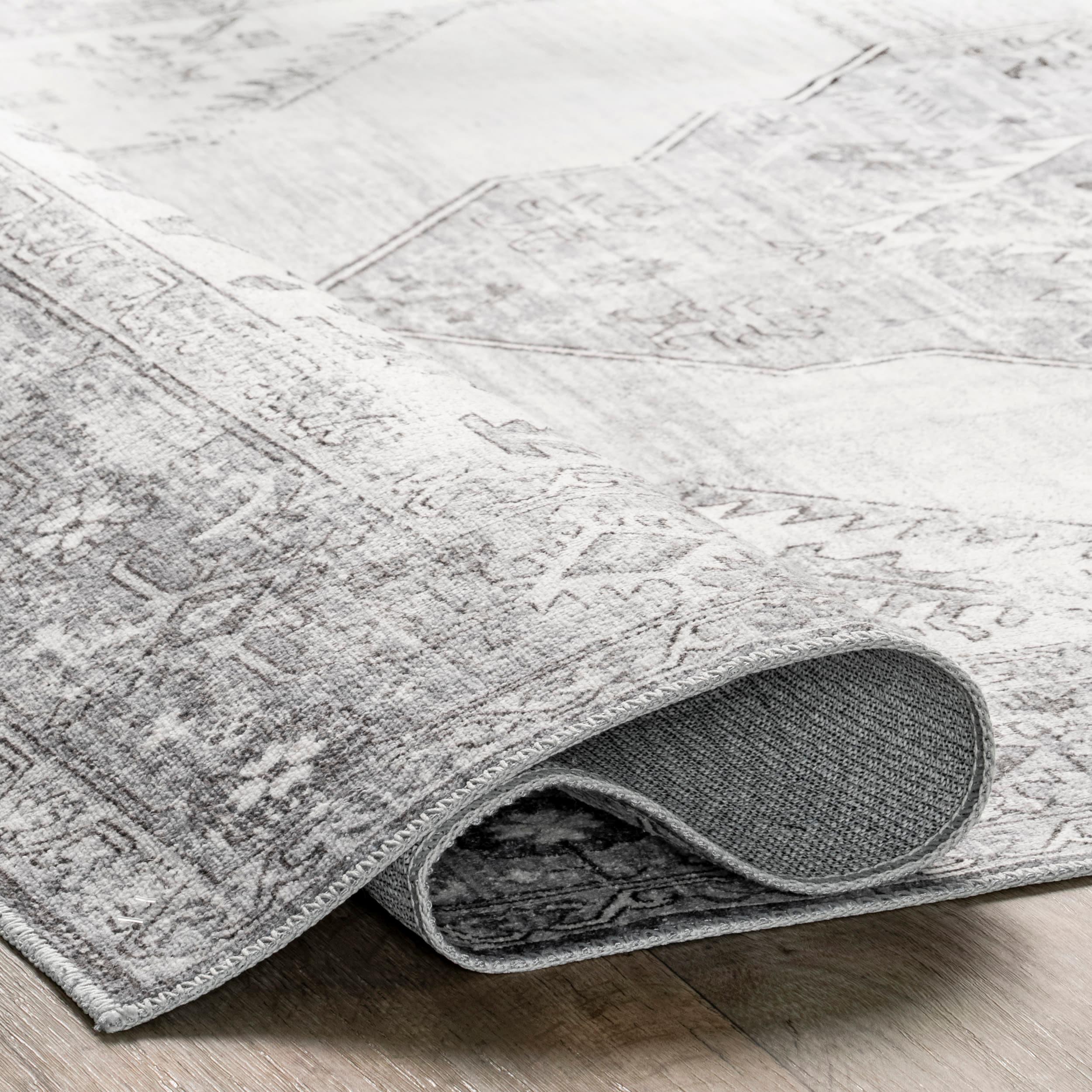 Ophelia & Co. Delmore Power Loom Gray Rug