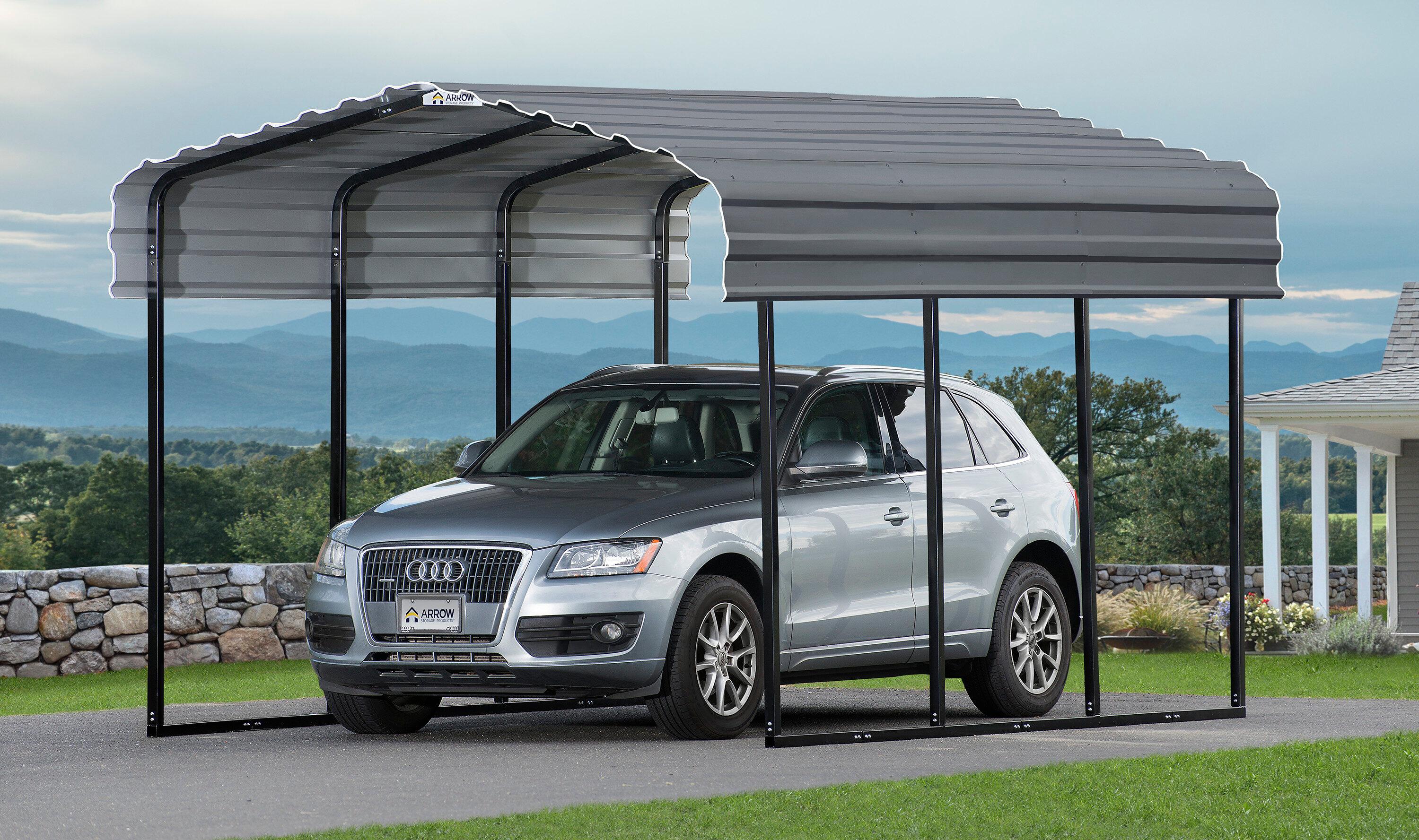 Arrow Carport, 10 ft. x 15 ft. x 9 ft.