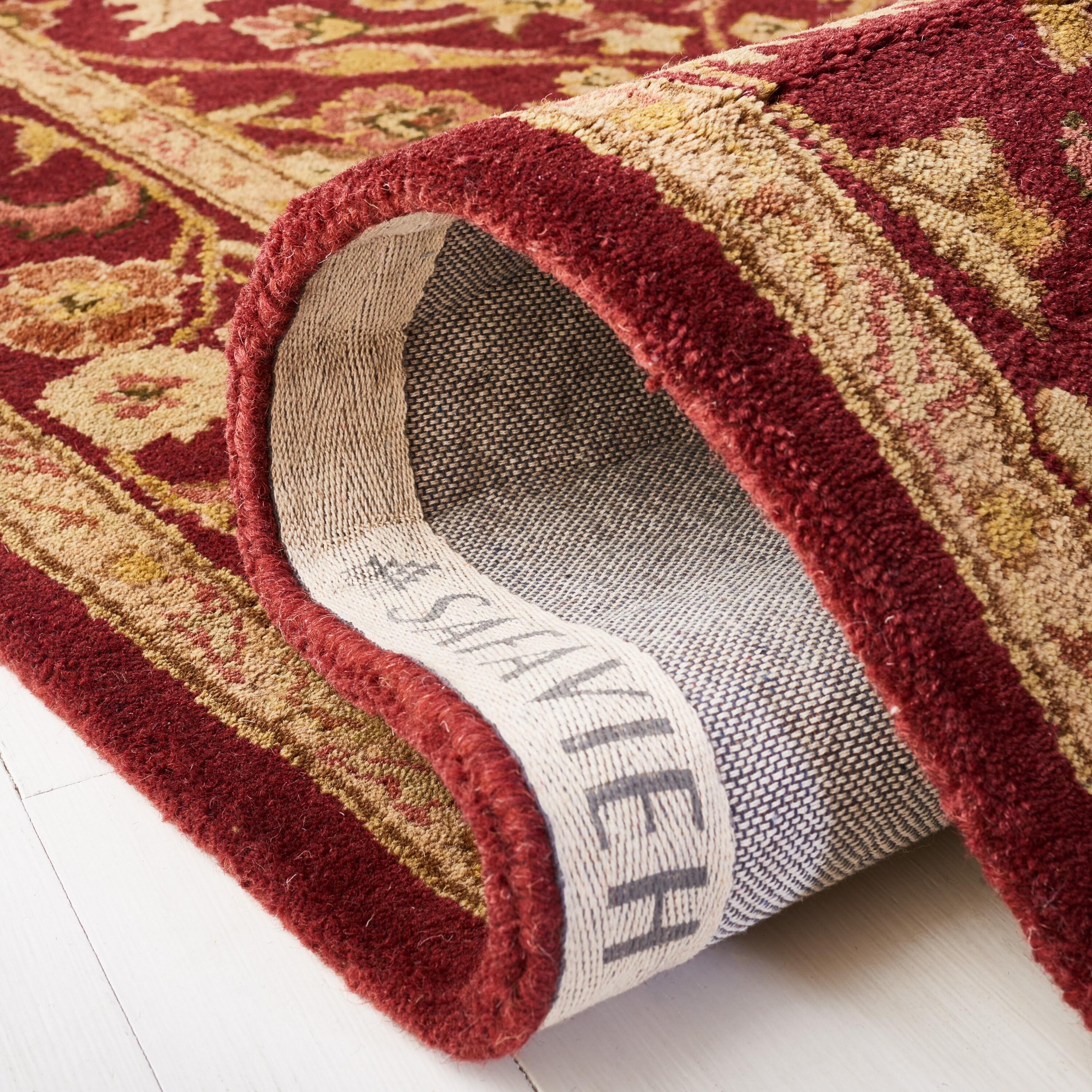 SAFAVIEH Antiquity Francine Oriental Wool Area Rug, Wine/Gold, 2' x 3'