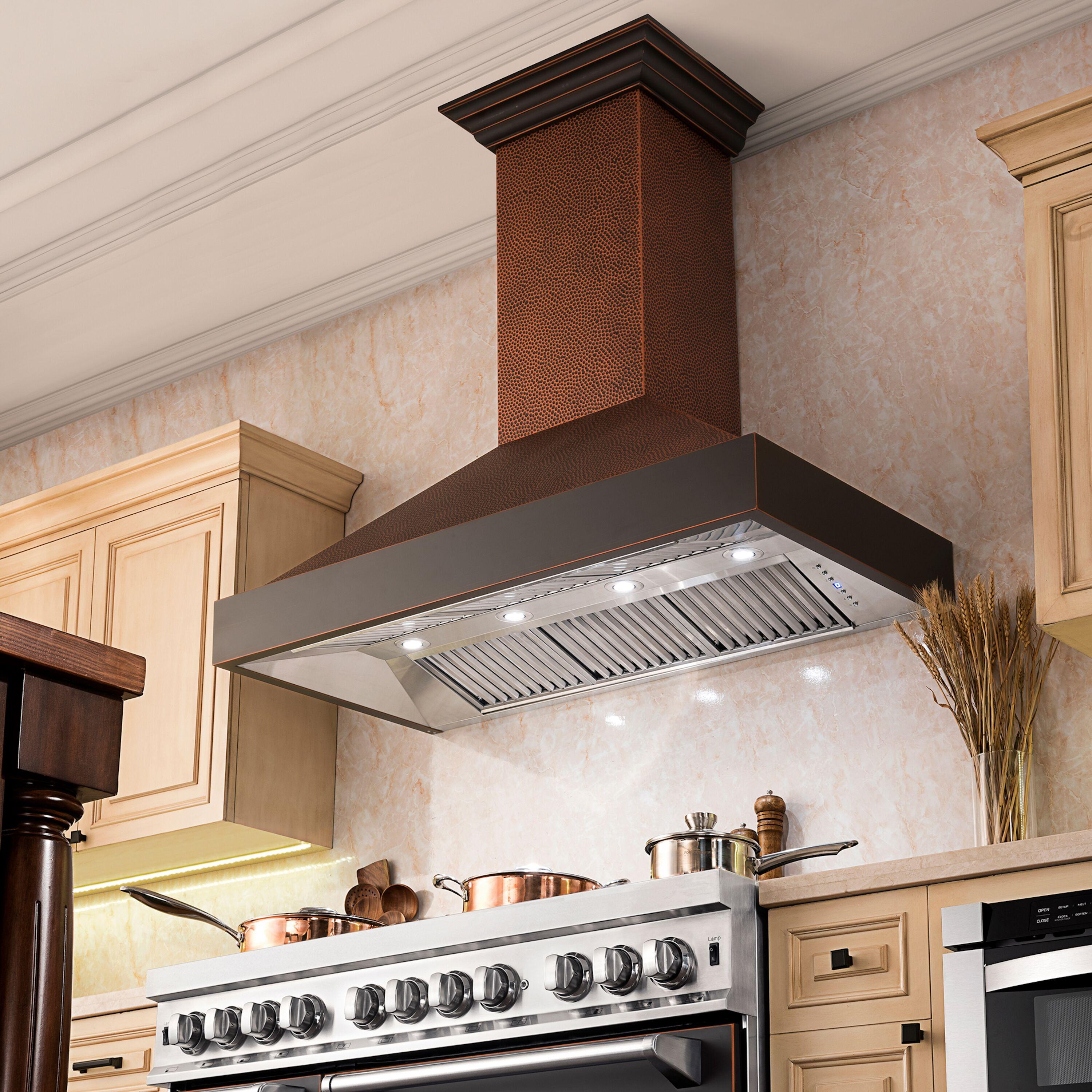 36" 700 CFM Ducted Wall Mount Range Hood