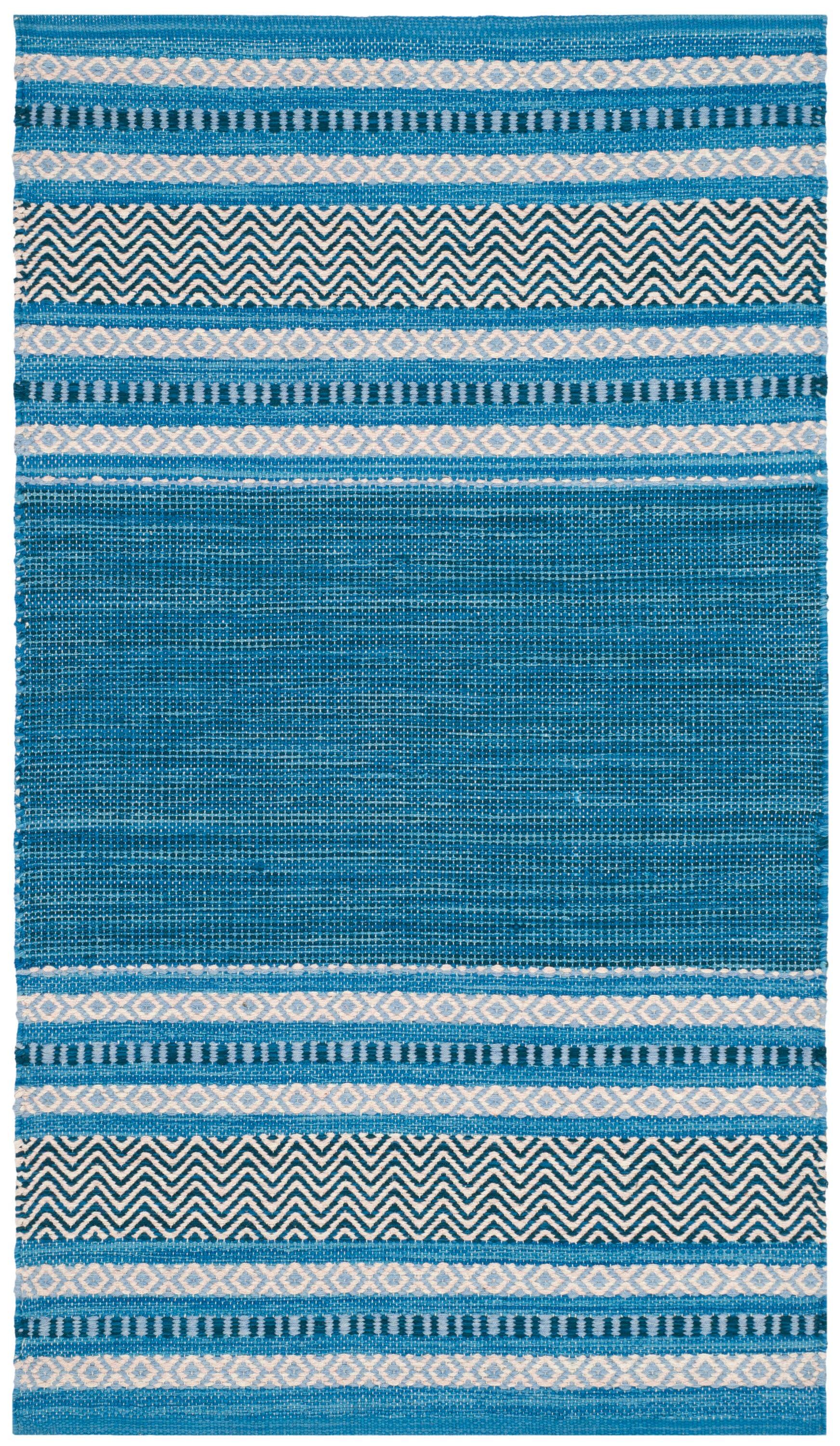 Montauk MTK214 Hand Woven Indoor Accent Rug - Blue/Grey - 2'6"x4' - Safavieh