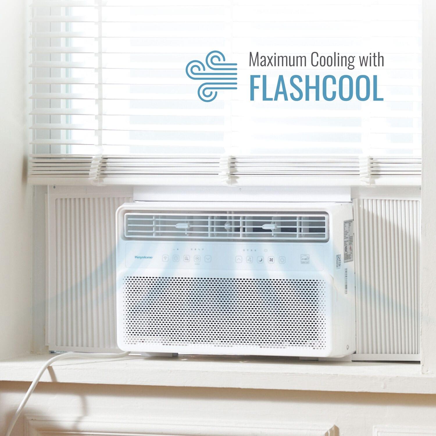 Keystone 12000 BTU Wi-Fi Connected Window Air Conditioner with Remote Included