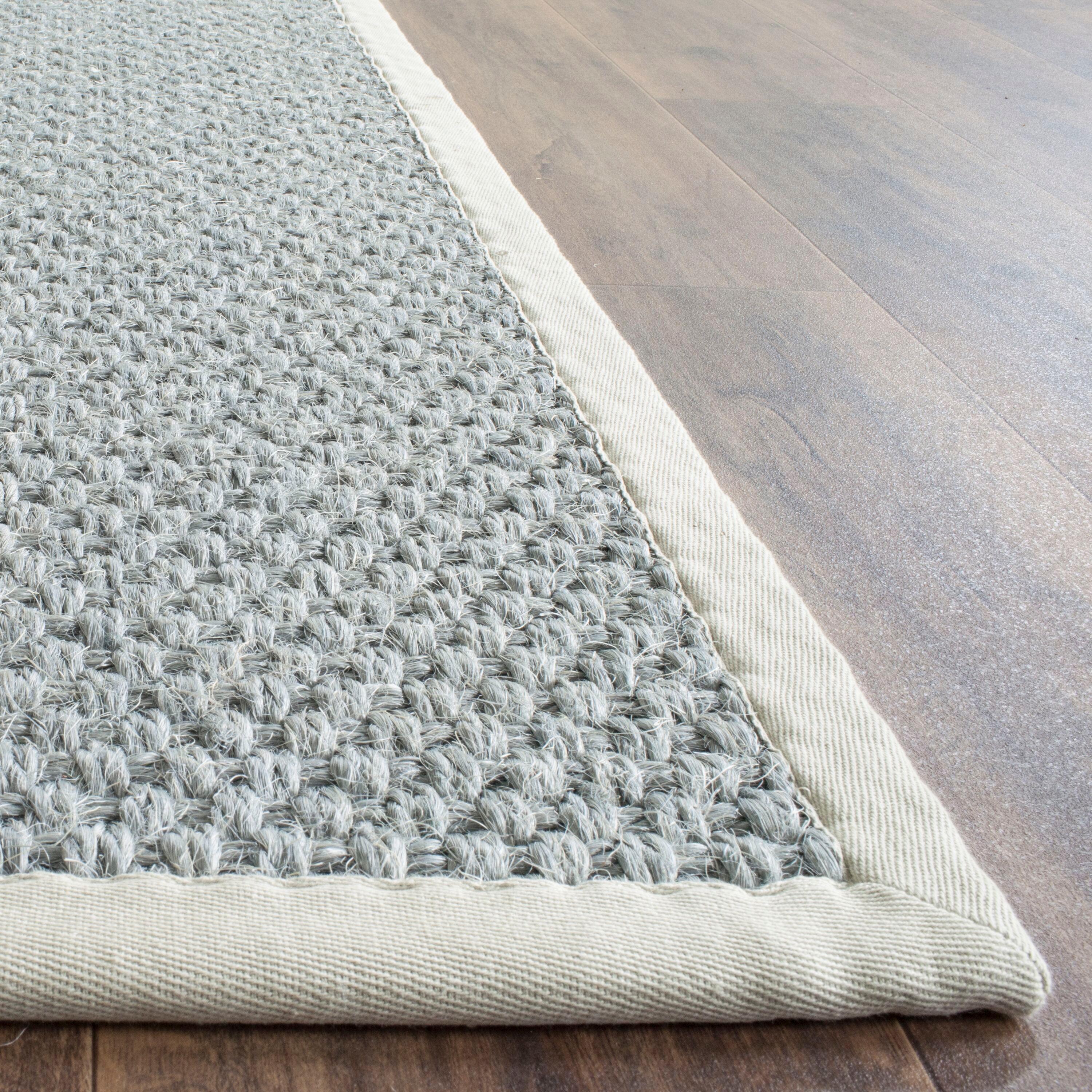 Natural Fiber NF463 Power Loomed Indoor Area Rug - Silver/Grey - 6'x9' - Safavieh.