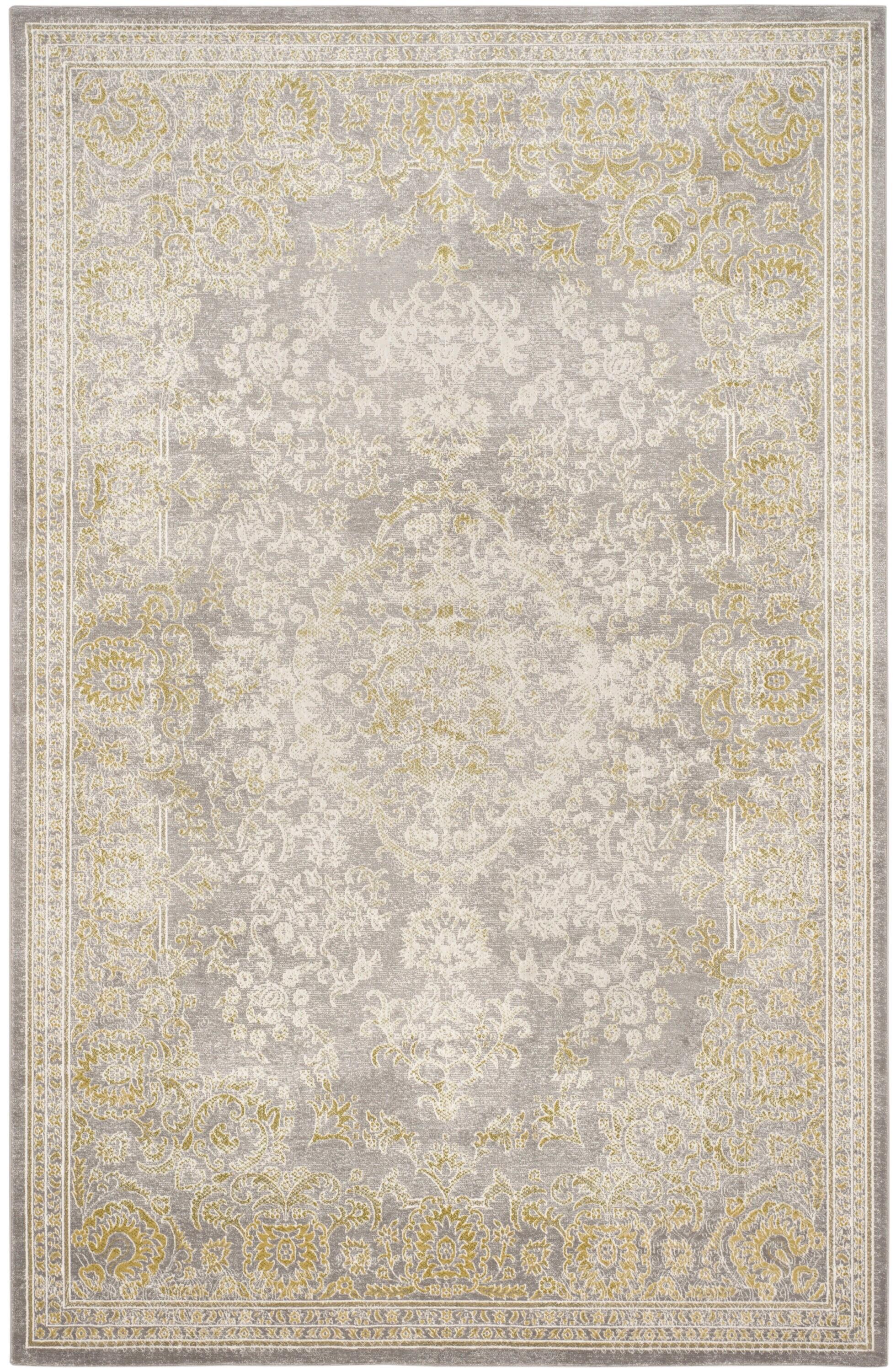 Passion PAS402 Power Loomed Area Rug - Grey/Green - 8'9"x11'9" - Safavieh.