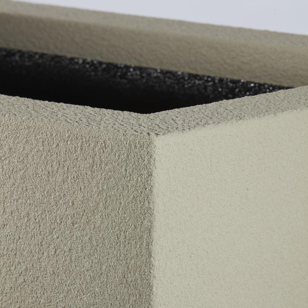 Sandstone Granite Square Polymer Outdoor Planter Box