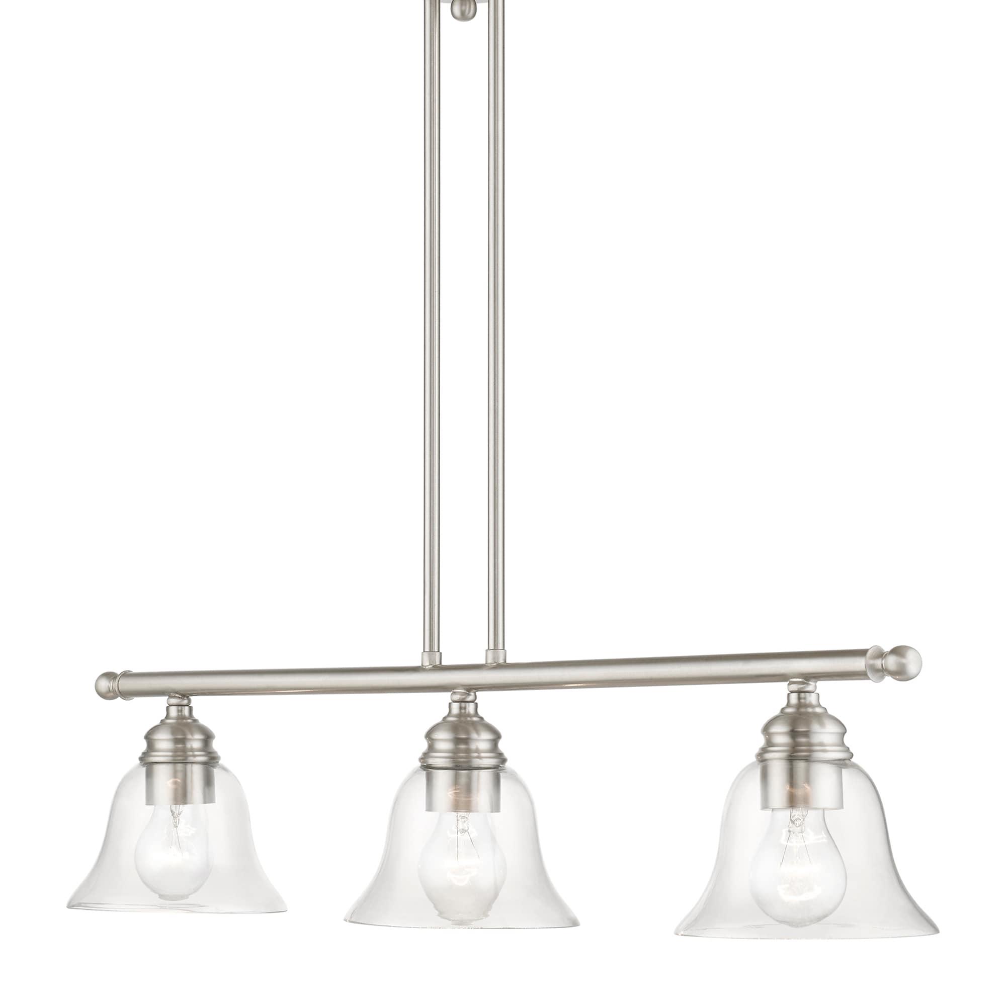 Livex Lighting Moreland 3 - Light Chandelier in  Brushed Nickel