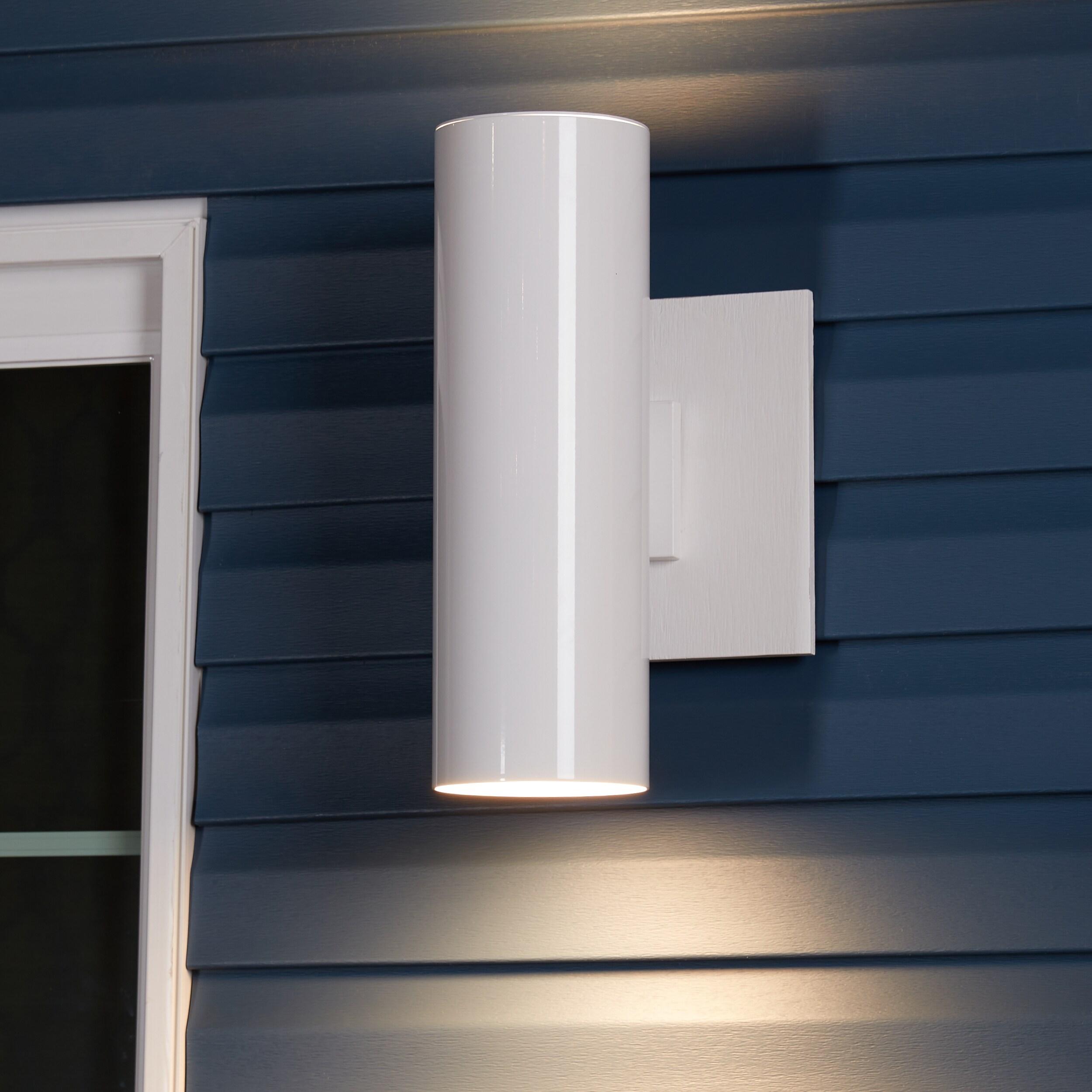 Porcia Outdoor Sconce - White / 18.25"H