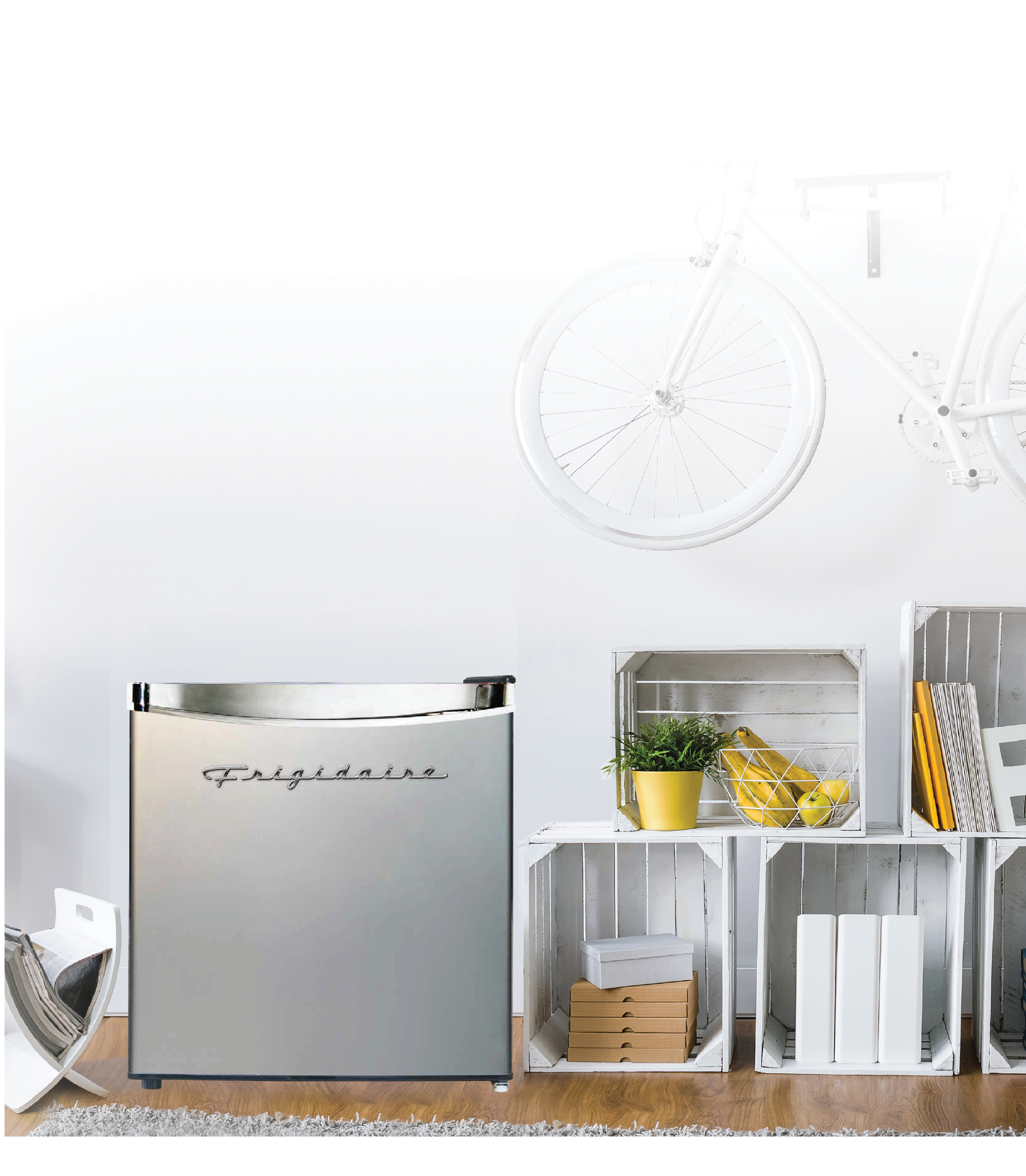 Frigidaire, 1.1 Cu. Ft. Upright Freezer, Platinum