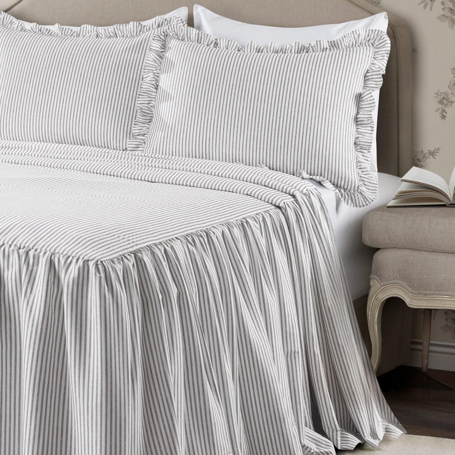 Lush Decor Reyna Microfiber Reversible 3 Piece Bedspread Set
