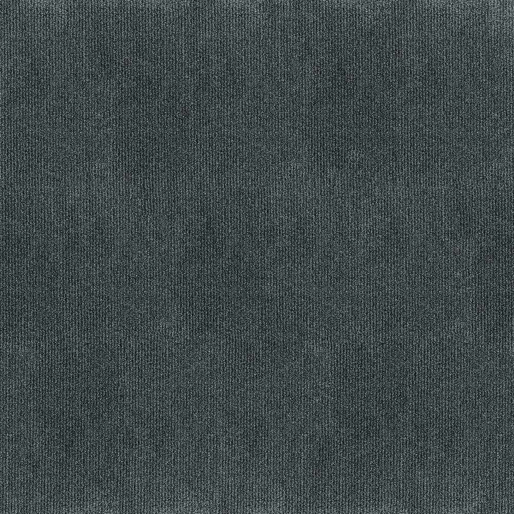 Varna Gray Medium Pile Peel and Stick Carpet Tiles