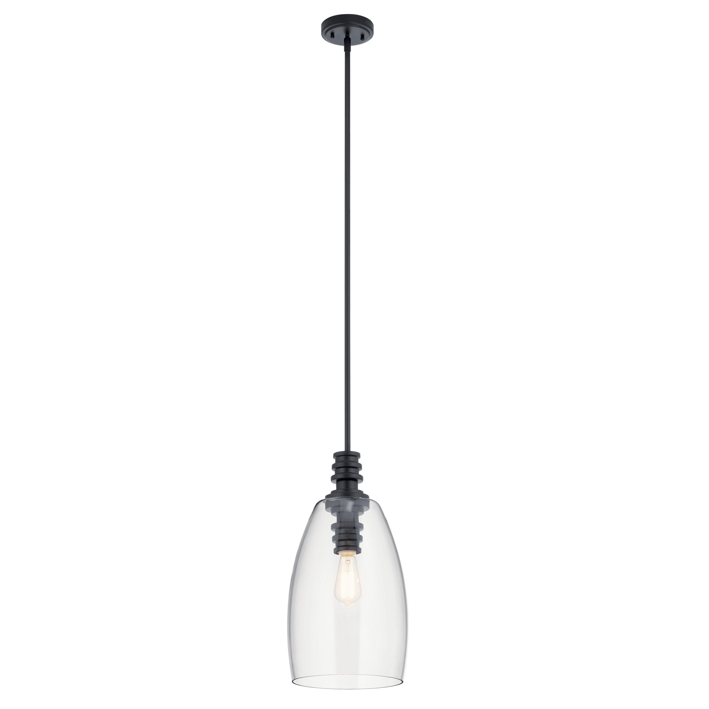 Kichler Lighting Lakum 1 - Light Pendant in  Black
