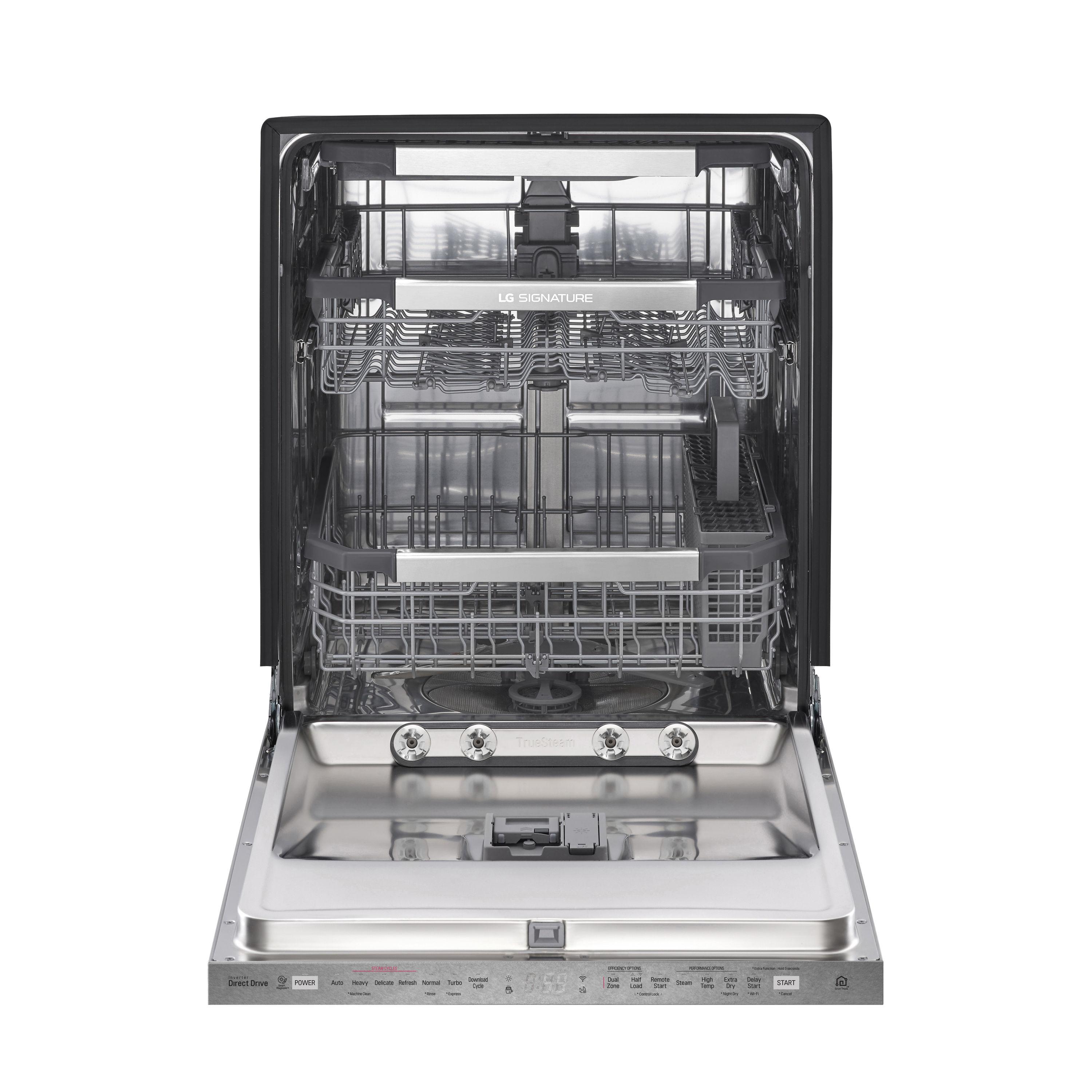 LG LG Smart Top Control Dishwasher with 1-Hour Wash & Dry, QuadWash® Pro, TrueSteam ®and Dynamic Heat Dry LDTH7972S