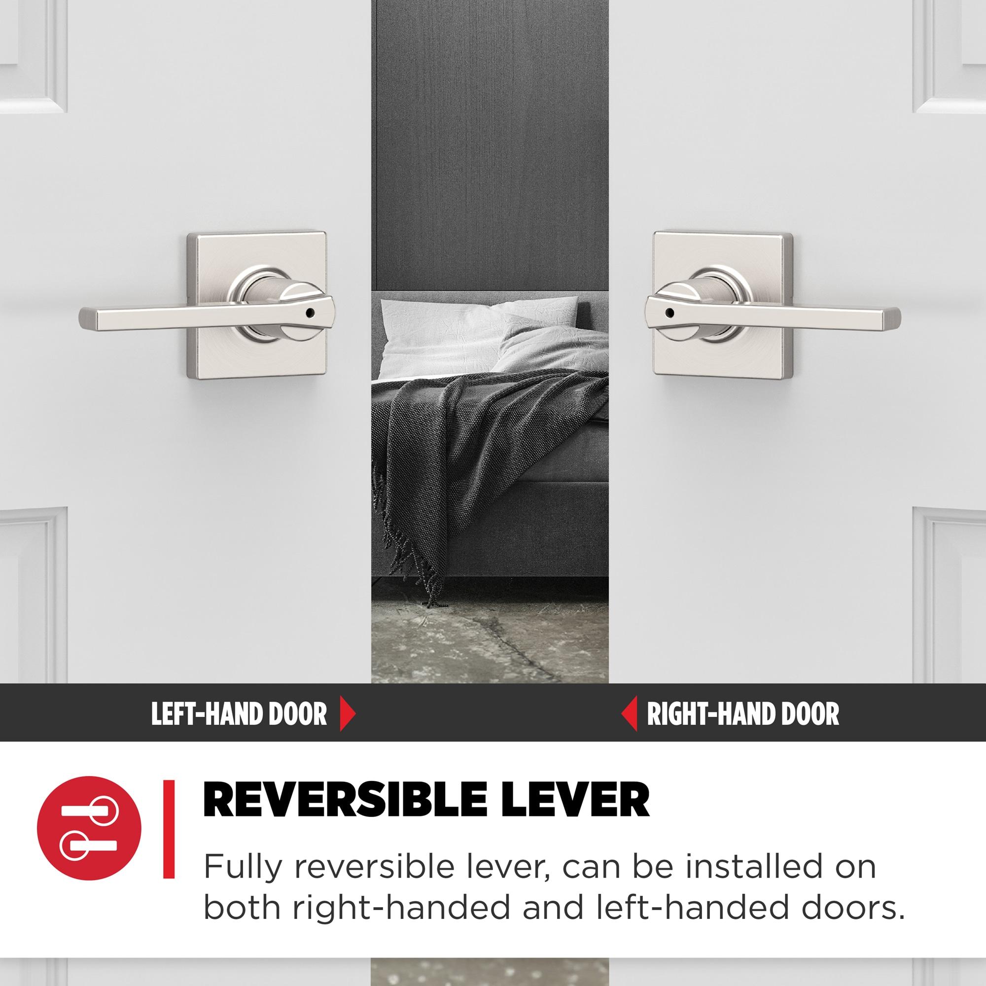 Casey Privacy Lever with Square Rose
