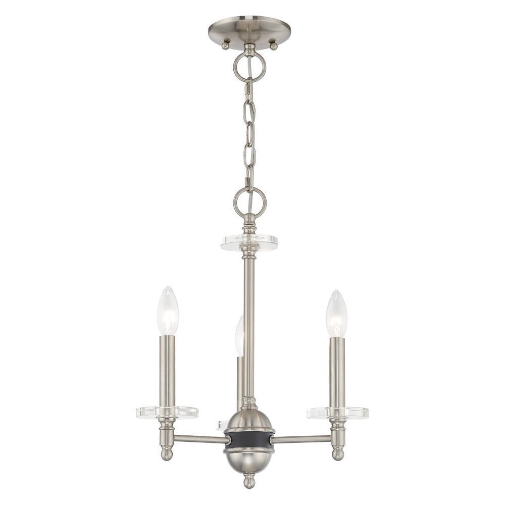 Livex Lighting Bennington 3 - Light Chandelier in  Brushed Nickel