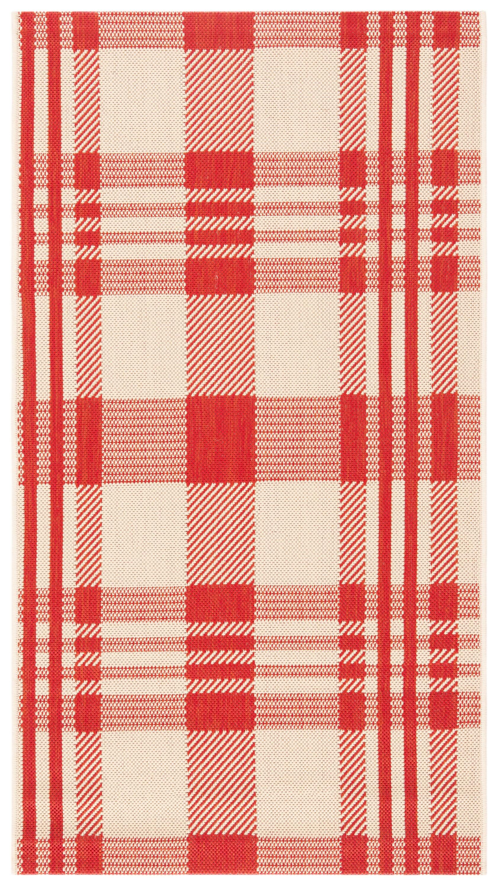 Courtyard Performance Plaid Rug