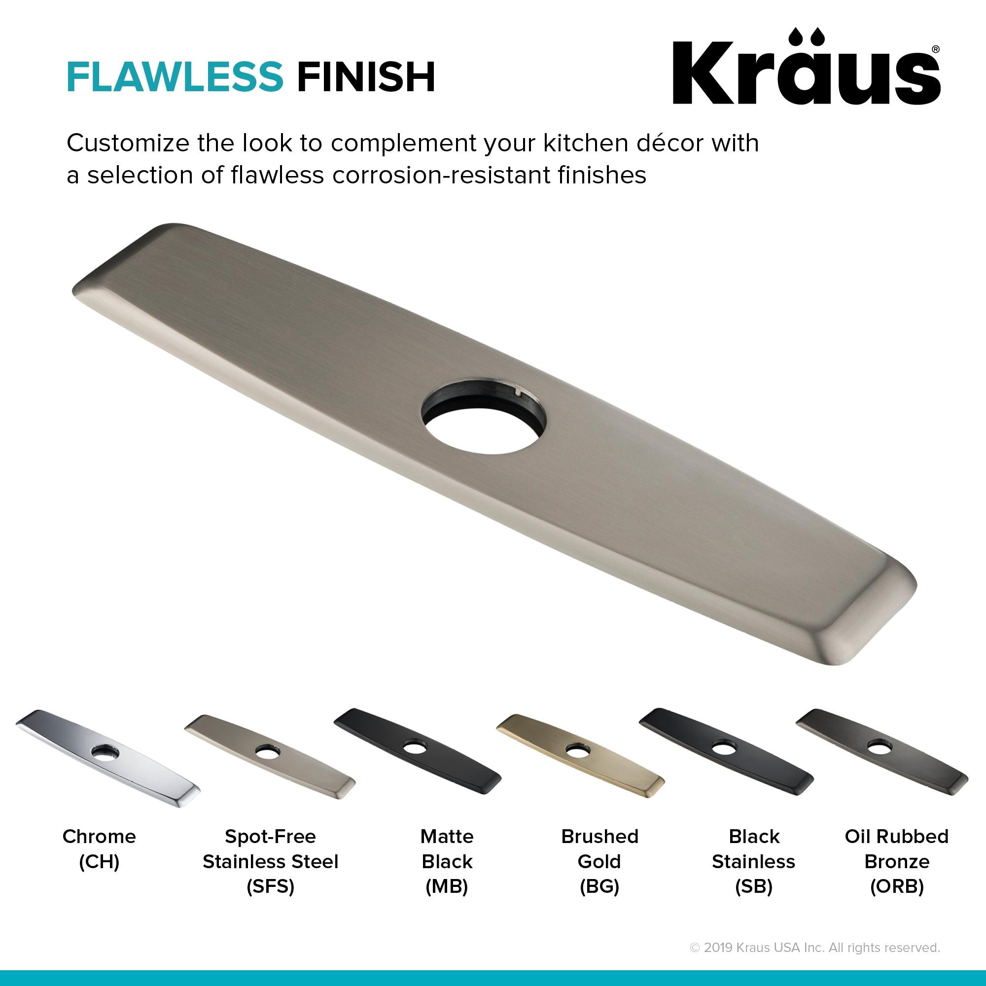 KRAUS Oletto Single Handle Pull Down Kitchen Faucet