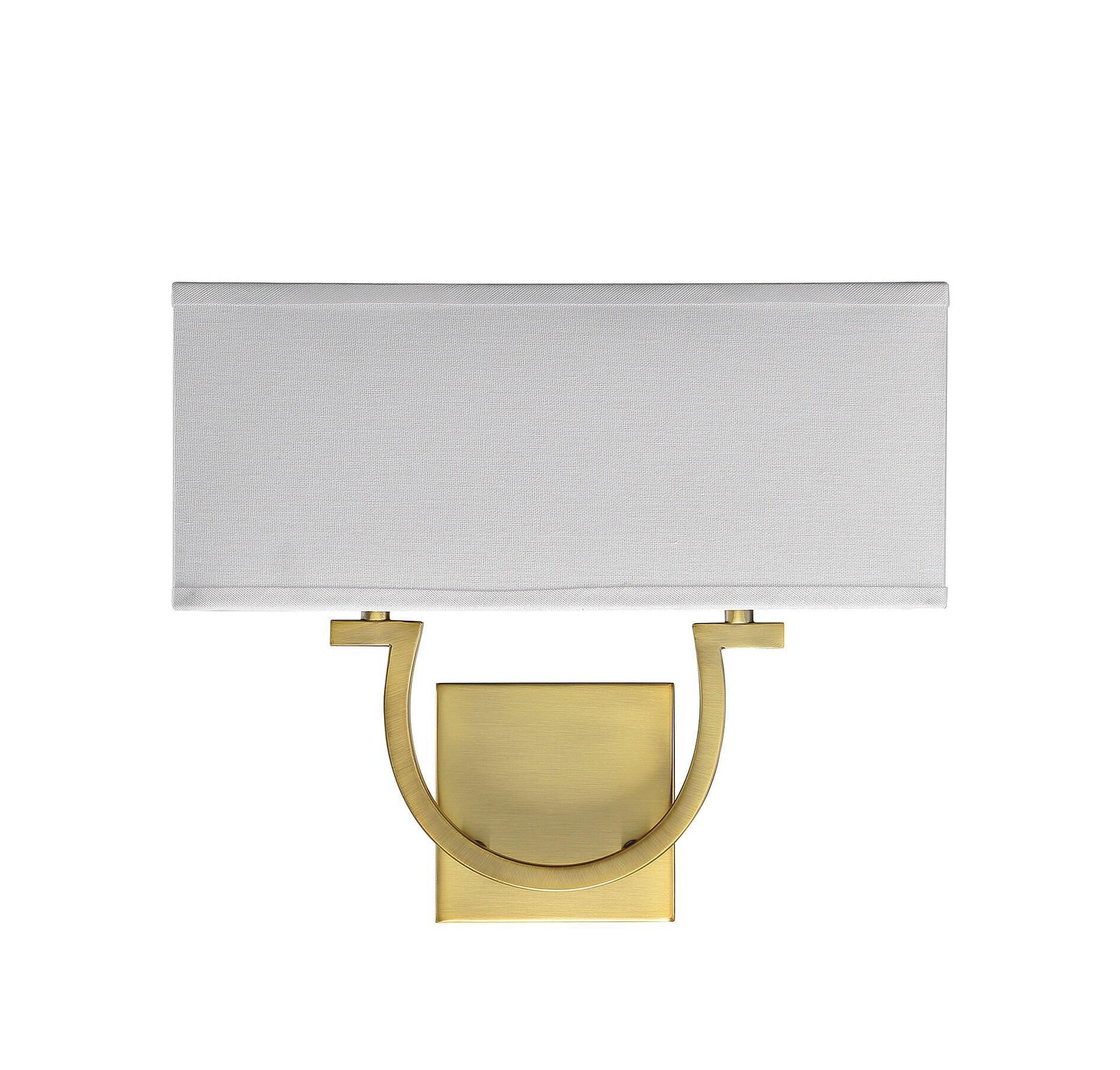 Savoy House Rhodes 2 - Light Wall Light in Warm Brass