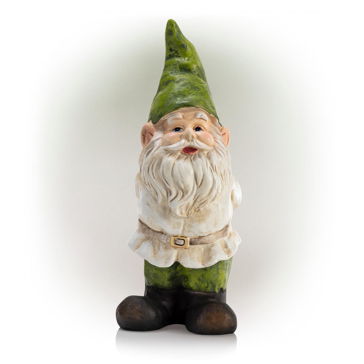 Alpine Corporation Gnome Statue With Hands Behind His Back