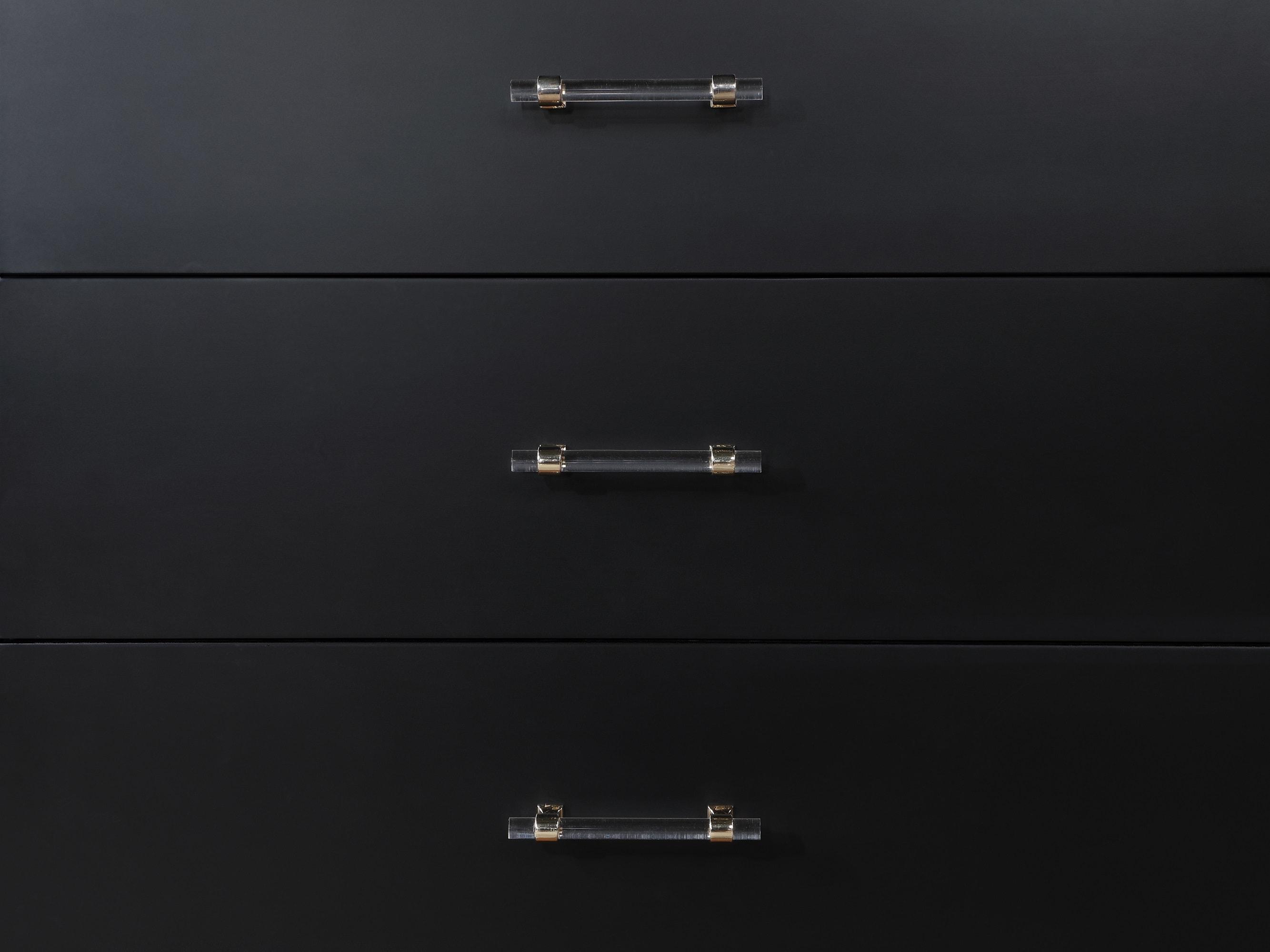 Manhattan Comfort Solid Wood 60'' W 6 - Drawer Dresser