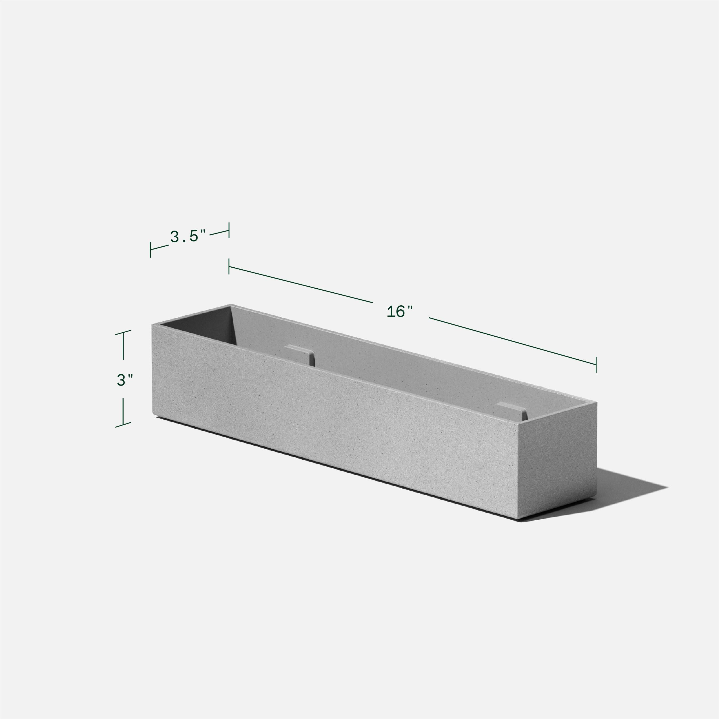 Geo Series Plastic Planter Box