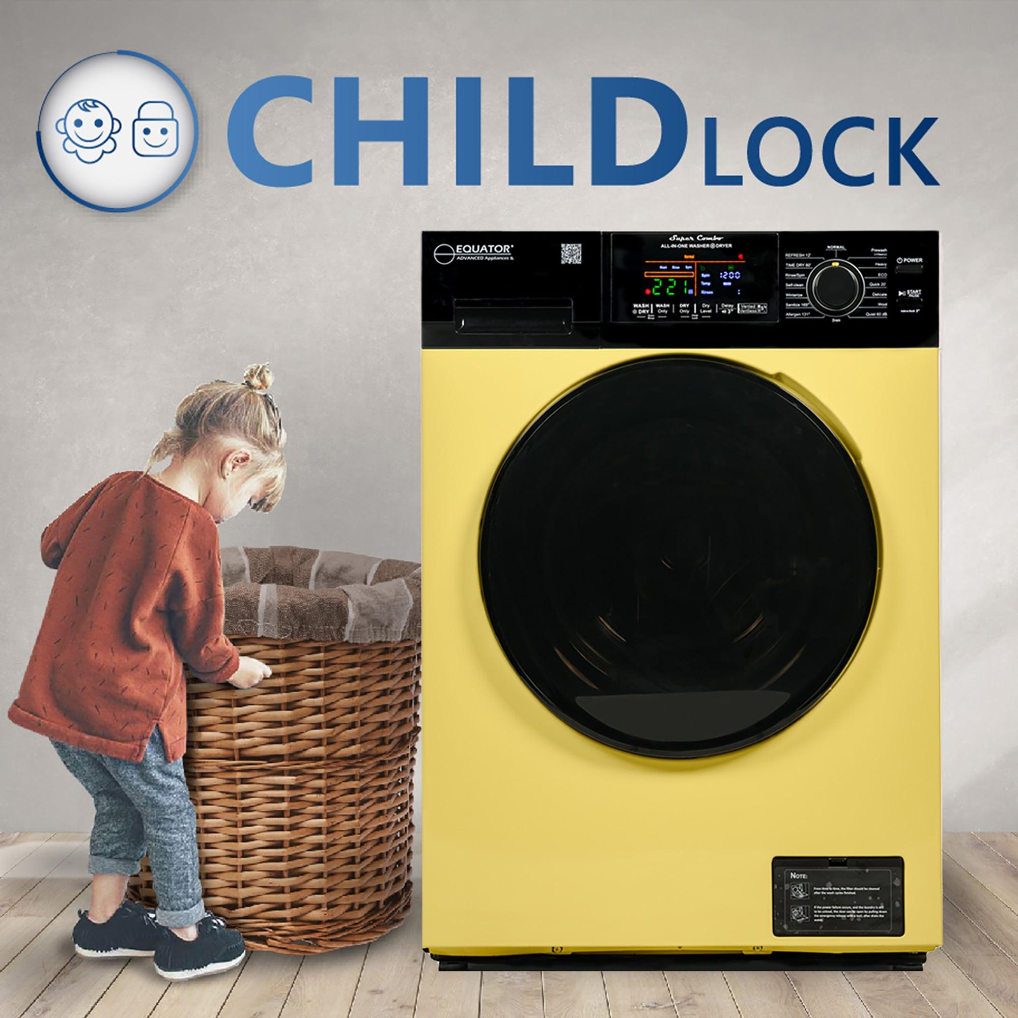 Equator Ver3 Combo Washer Vented/Ventless Dry-1400RPM Color Coded Display Y/B