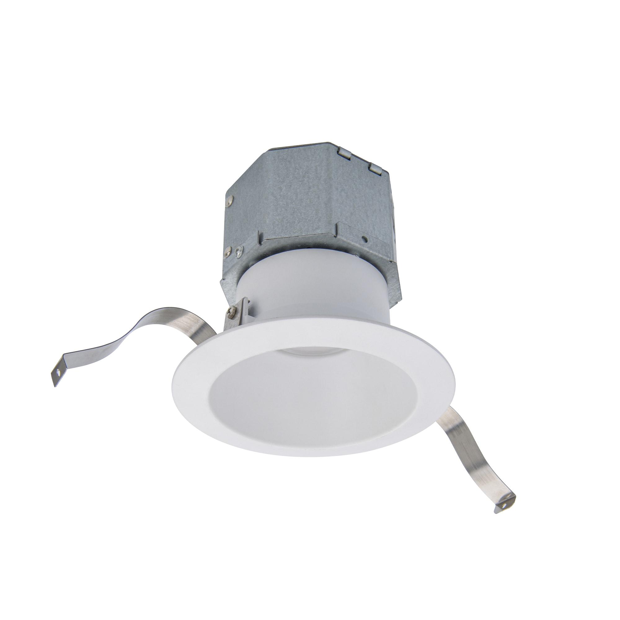 Pop-in 4'' Selectable Color Temperature Dimmable Air-Tight IC Rated Standard Recessed Lighting Kit