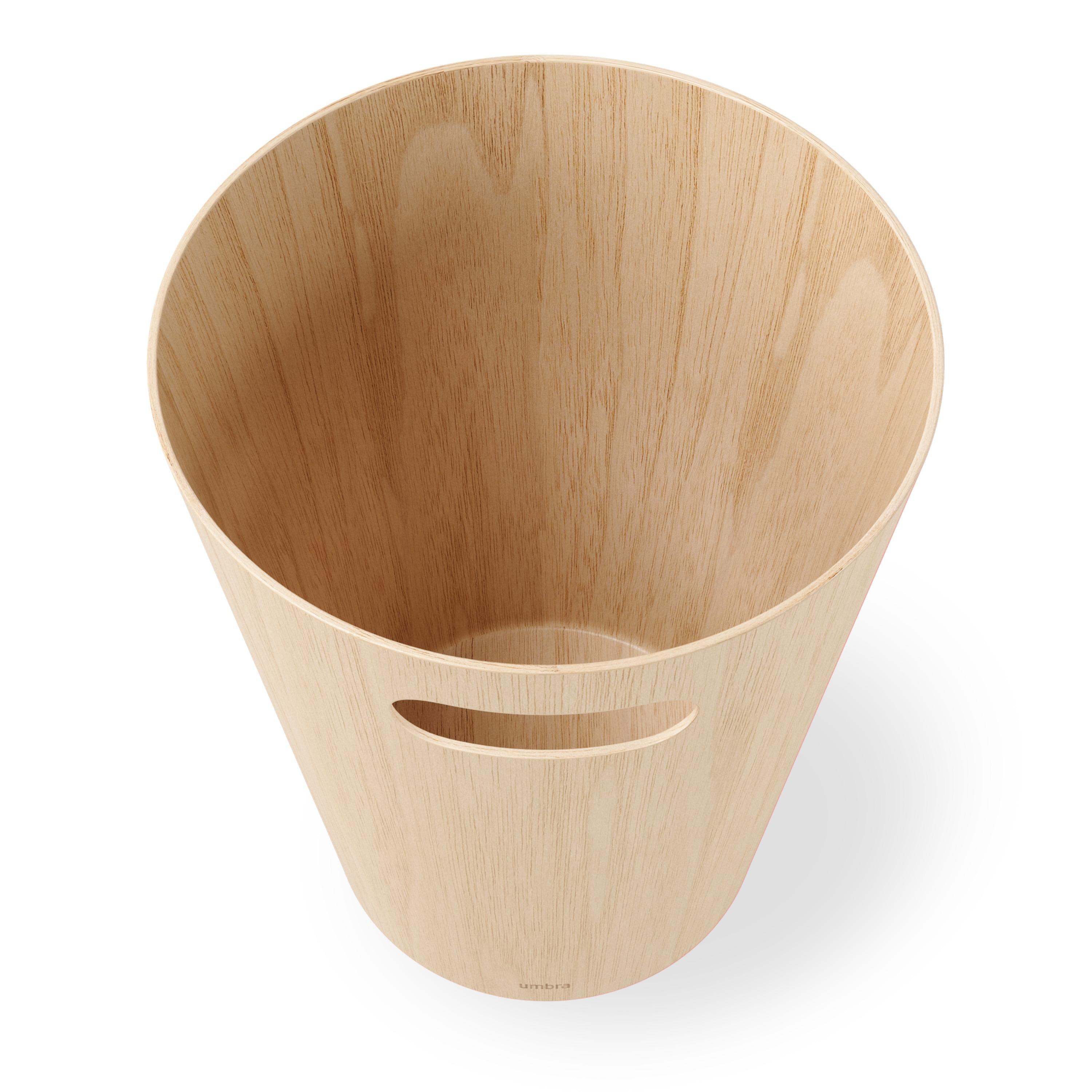 Umbra Woodrow Manufactured Wood Open Waste Basket - 2.25 Gallons