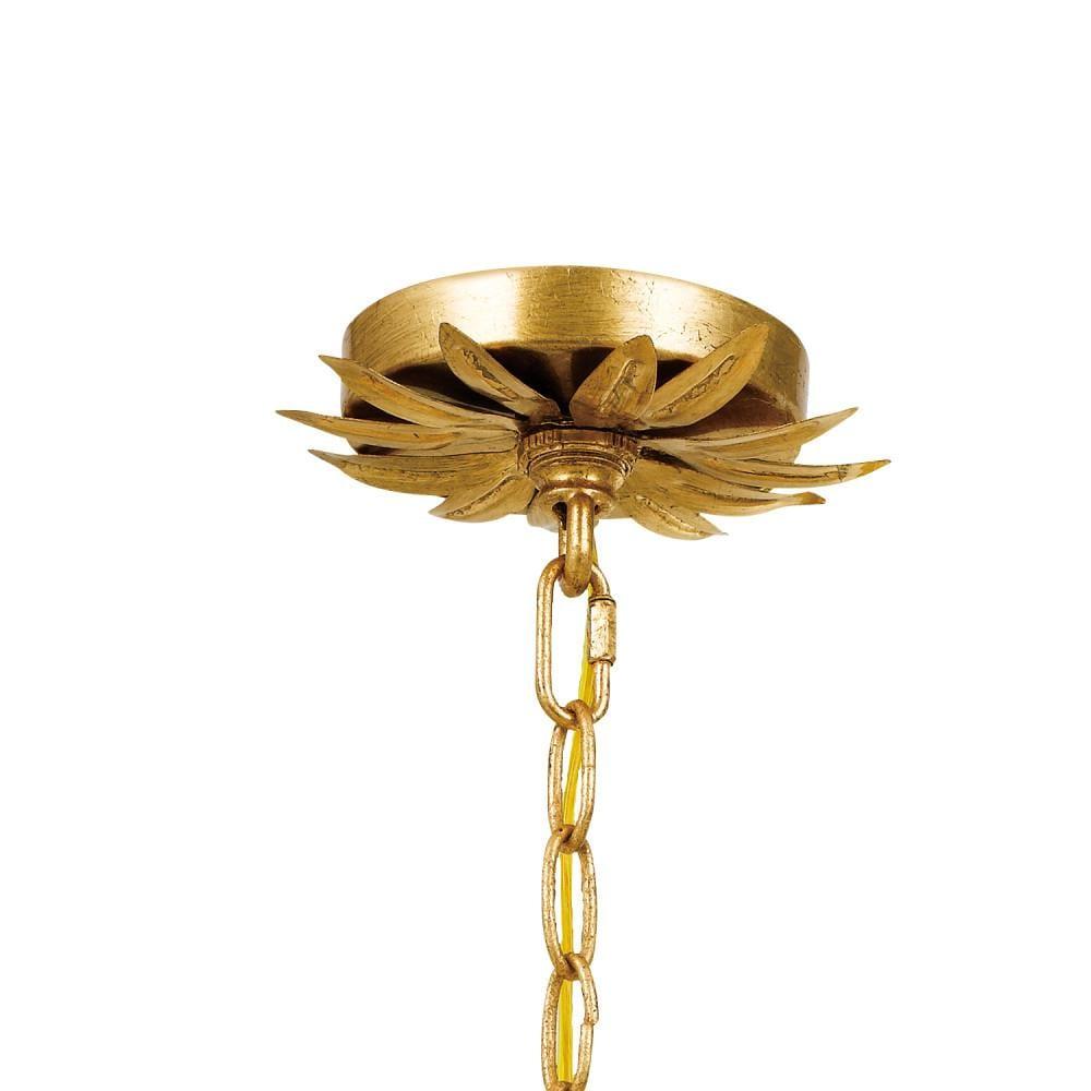 Crystorama Lighting Broche 3 - Light Chandelier in  Antique Gold