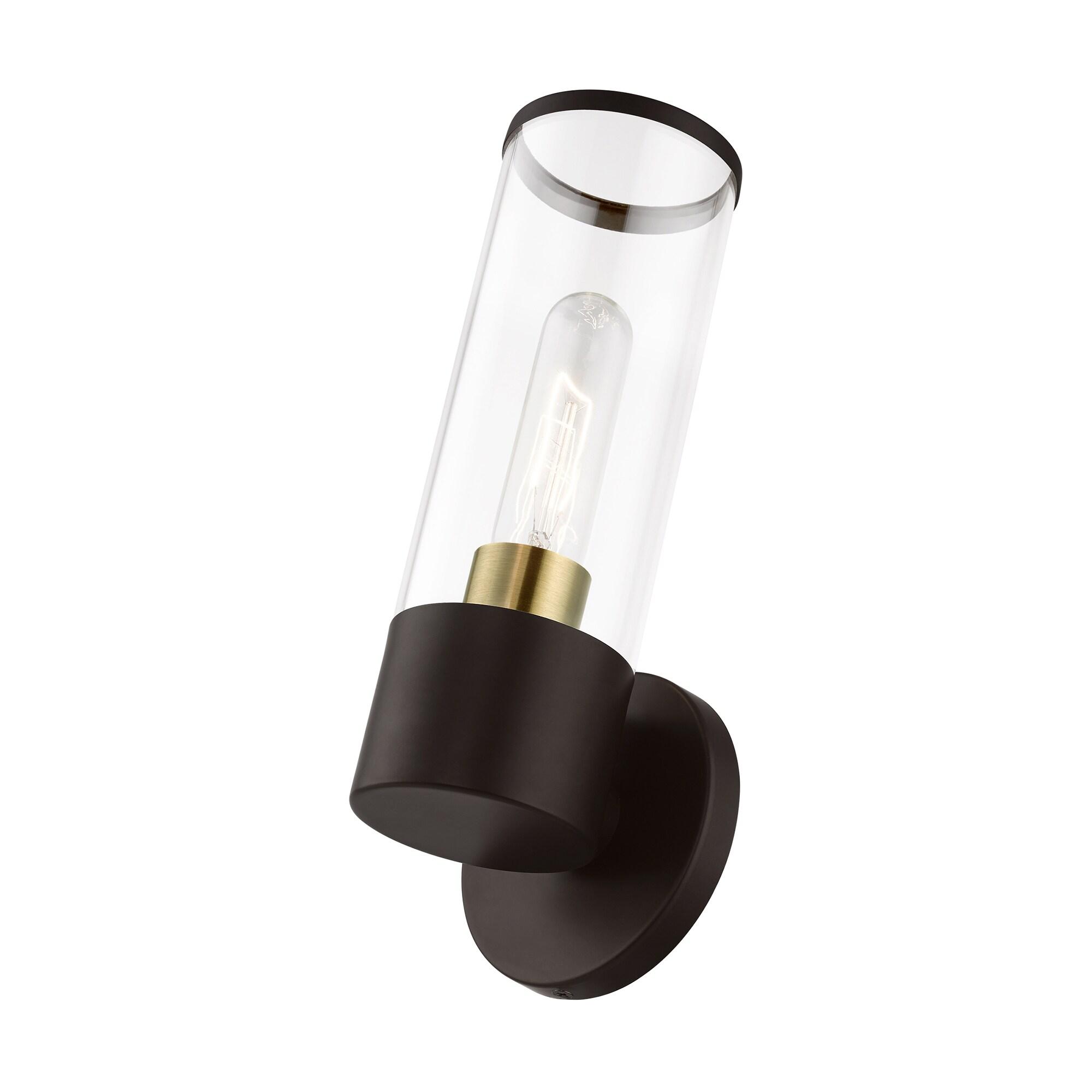Livex Lighting Banca 1 - Light Sconce in  Bronze/Antique Brass