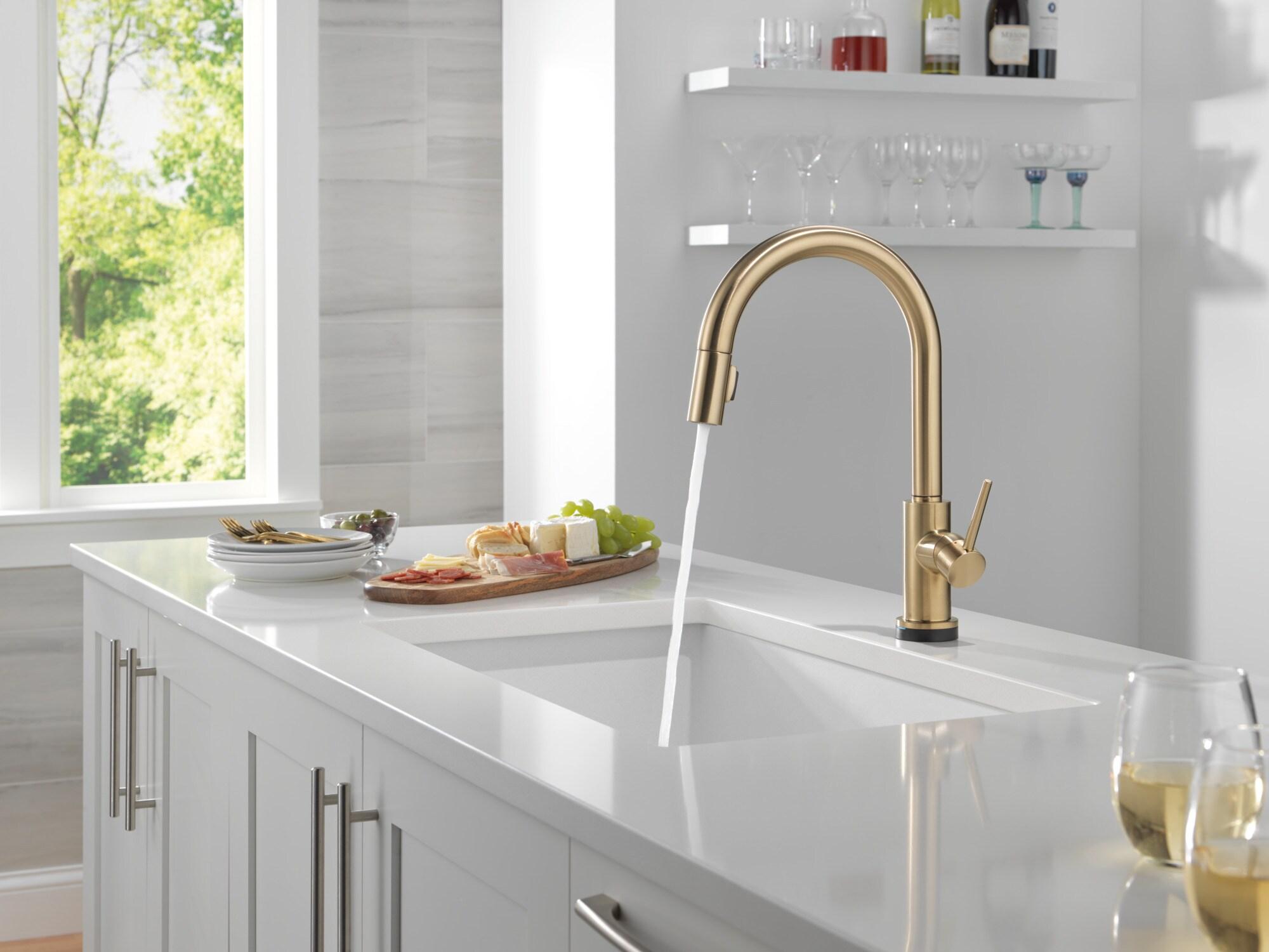 Trinsic Pull Down Sprayer Touch Kitchen Sink Faucet, Touch Control Kitchen Faucet