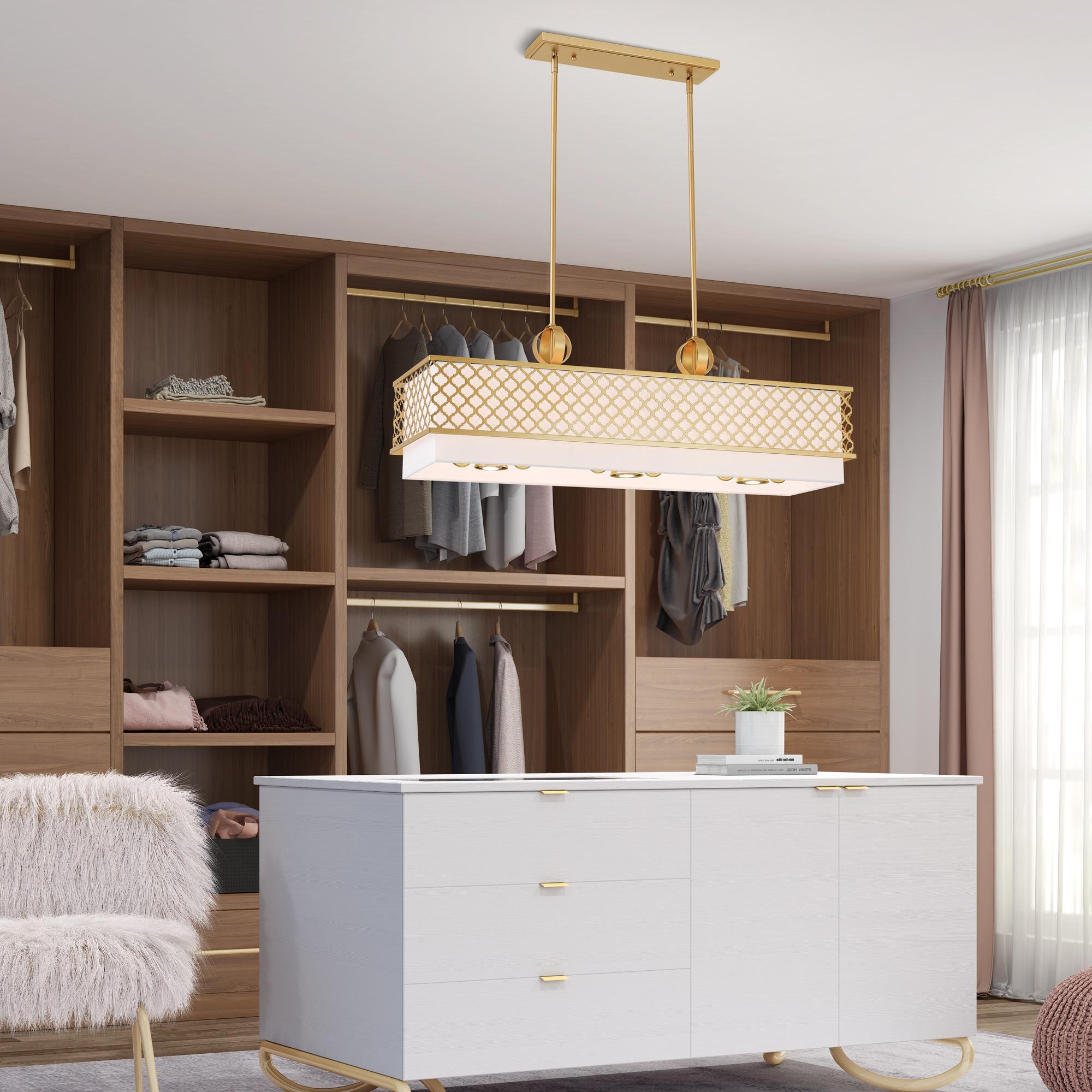 9 - Light Square / Rectangle Chandelier