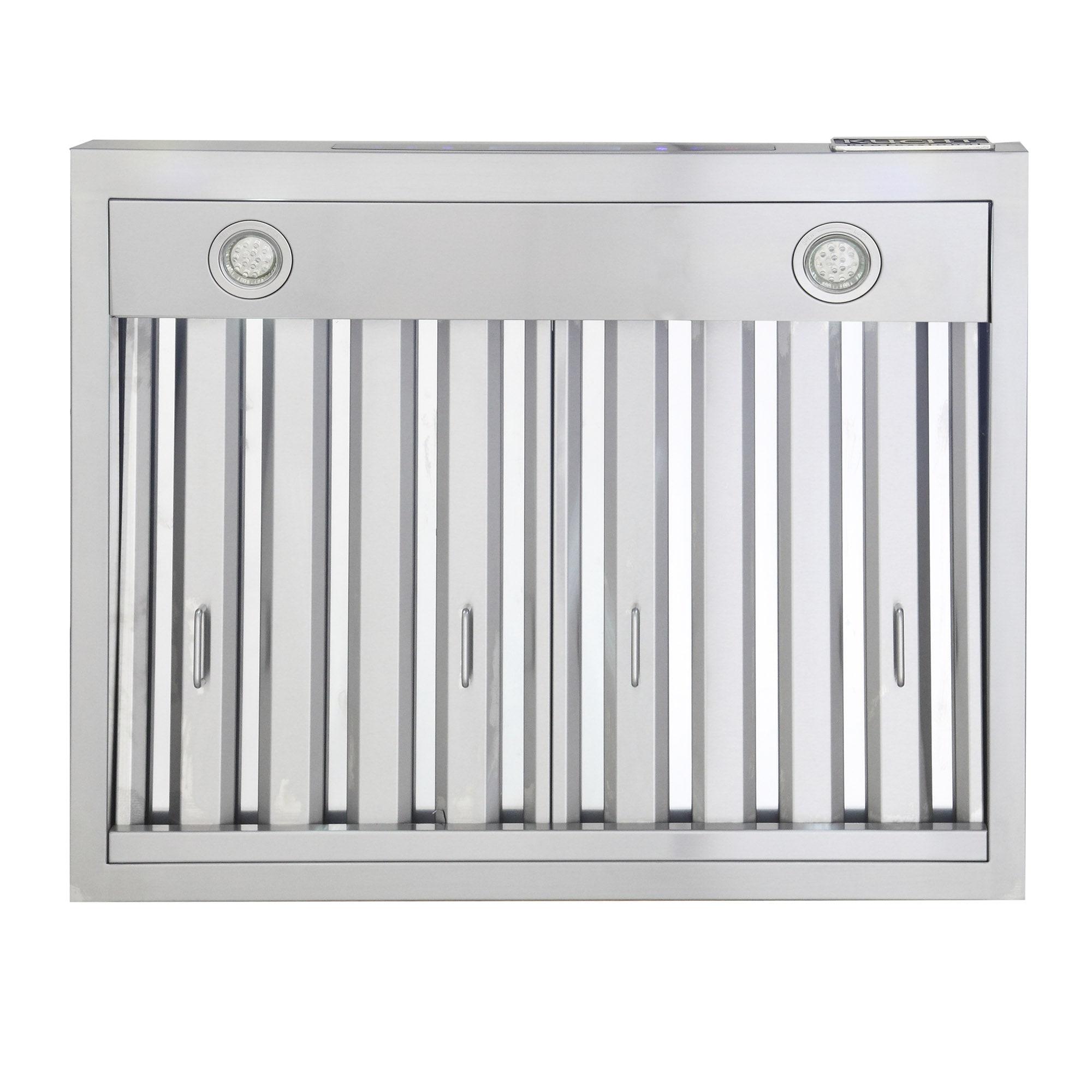 Kucht 36" Stainless Steel 900 CFM Ducted (Vented) Under Cabinet Range Hood with Baffle Filter