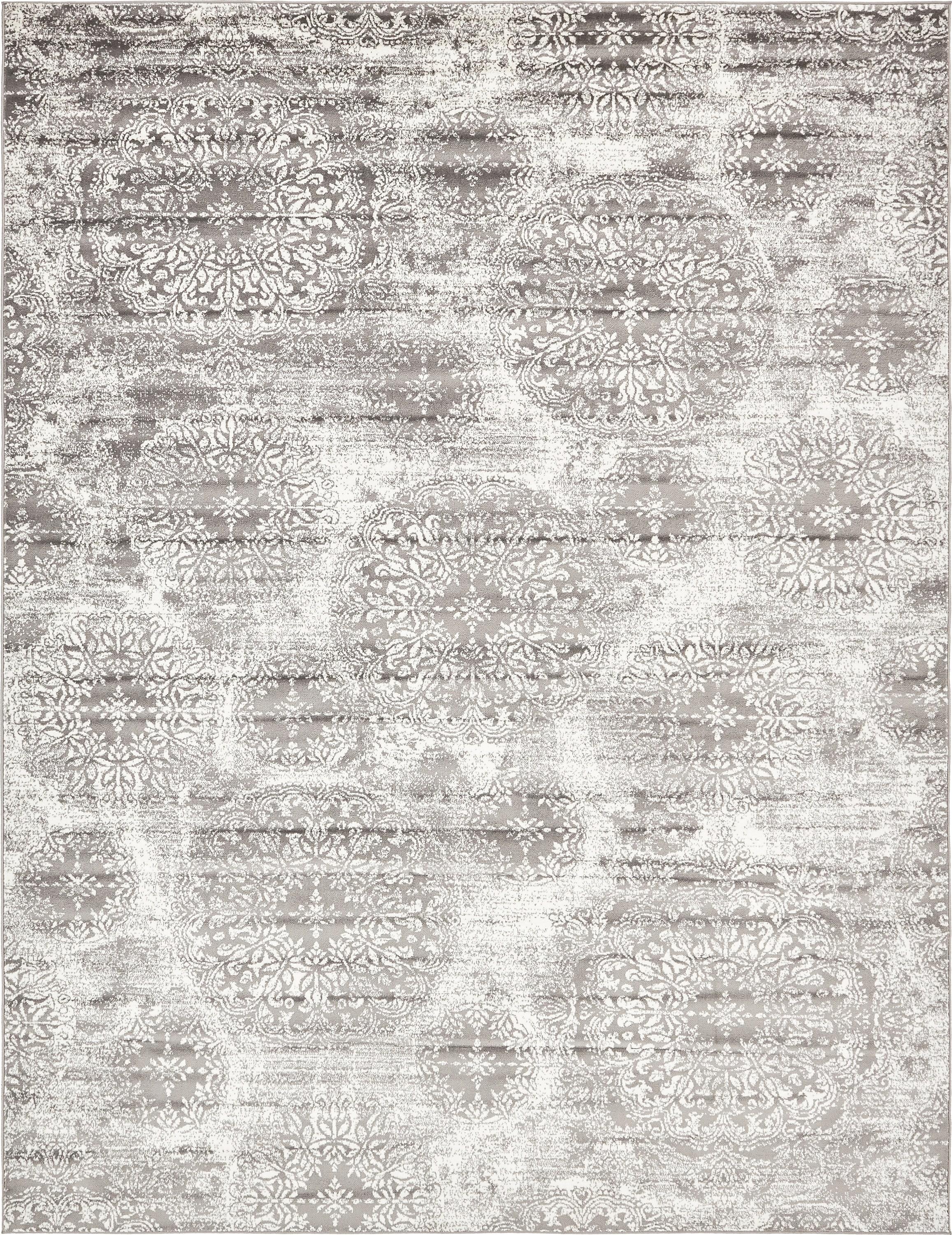 Unique Loom 9' 0 x 12' 0 Sofia Grand Gray Area Rug
