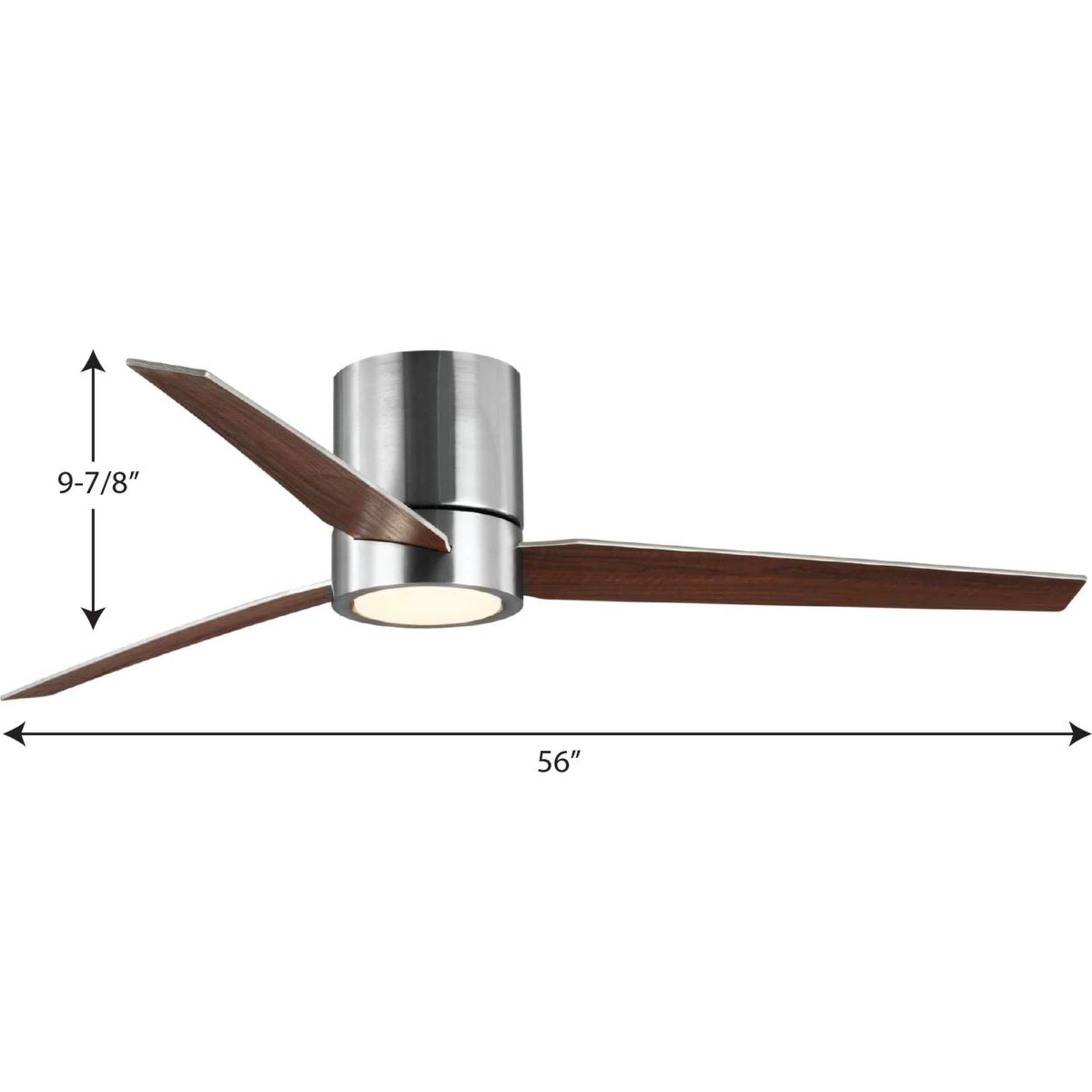 Goren 56'' 3 Blade Ceiling Fan with LED Light Kit
